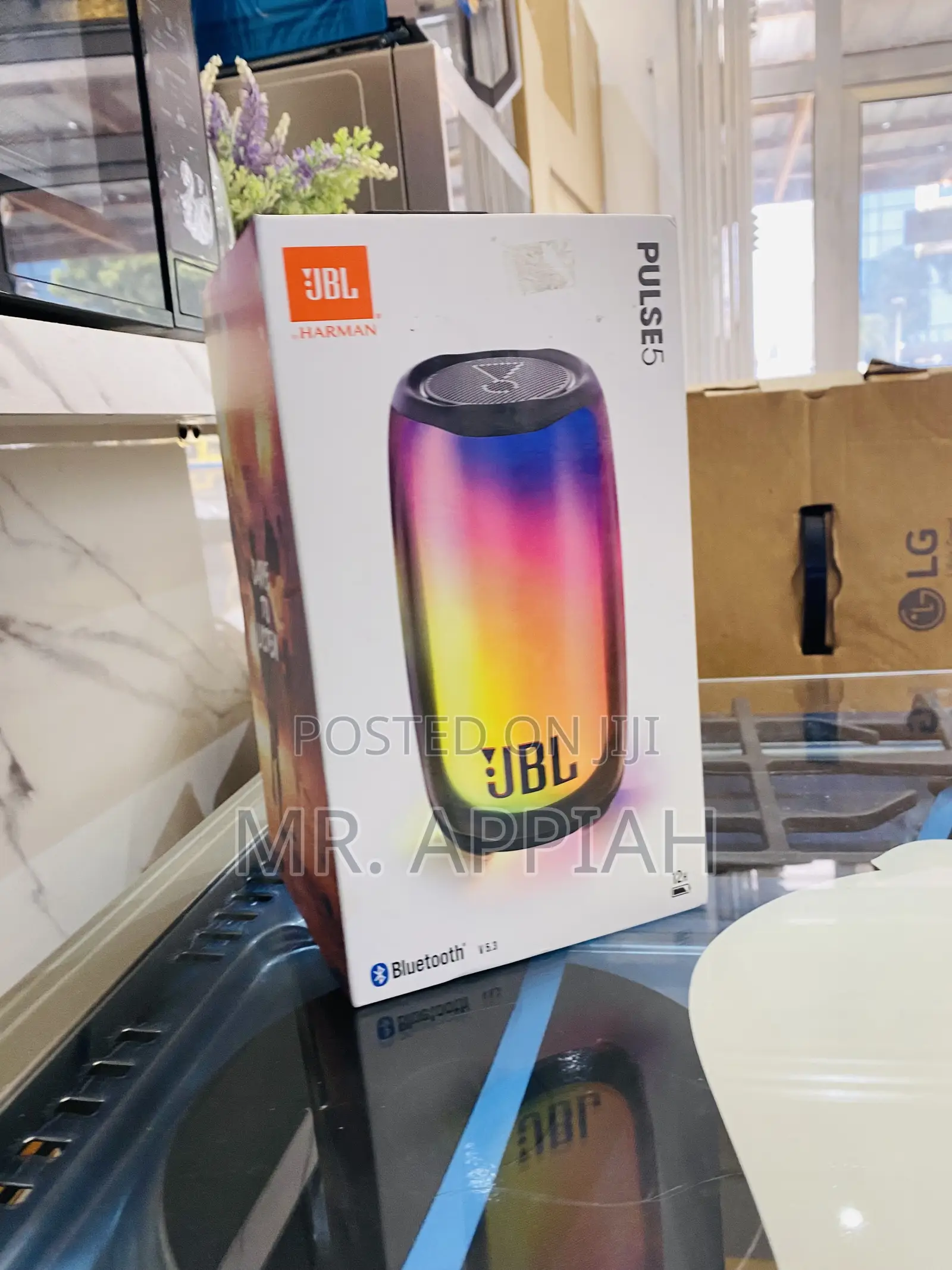 Affordable JBL Pulse 5 Portable Bluetooth Speaker(Black).