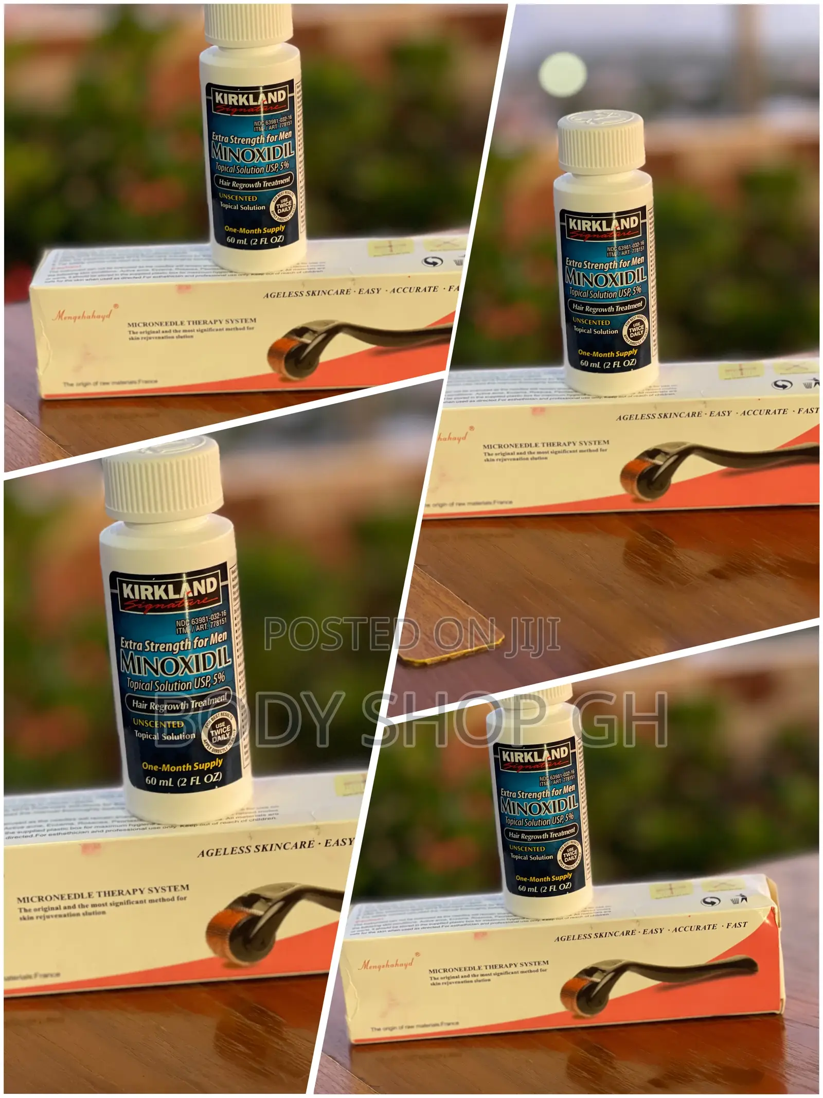 Kirkland Minoxidil + Derma Roller Hairline Treatment Pack