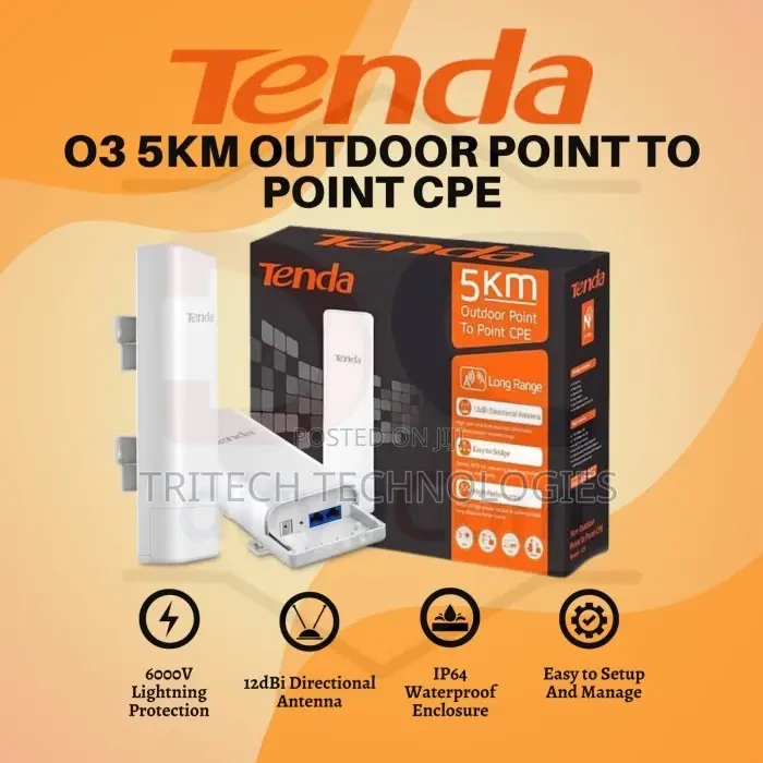 Tenda 03 5km Outdoor 2.4ghz Access Point Cpe