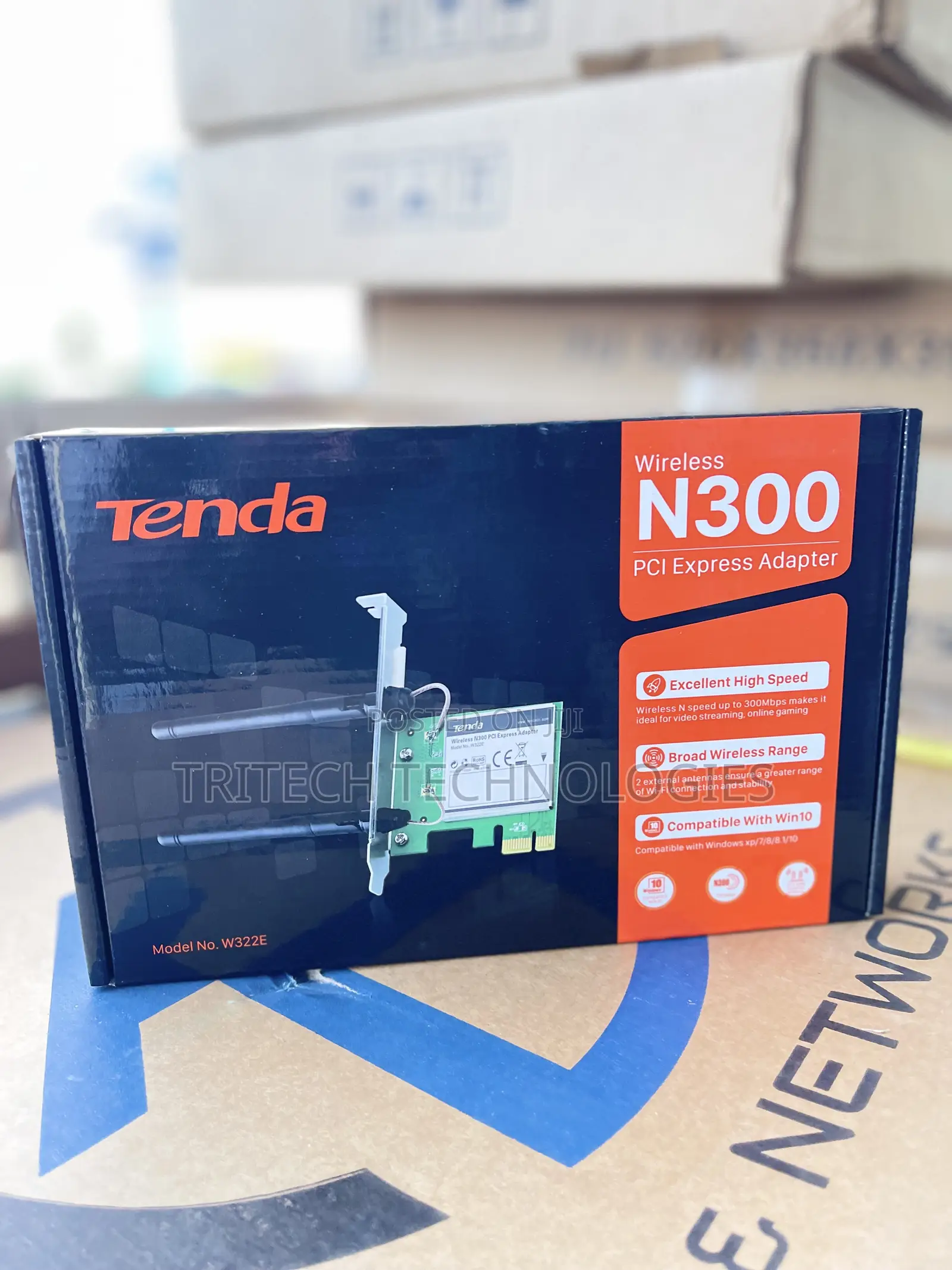 Tenda Wireless N300 Pci Express Adapter