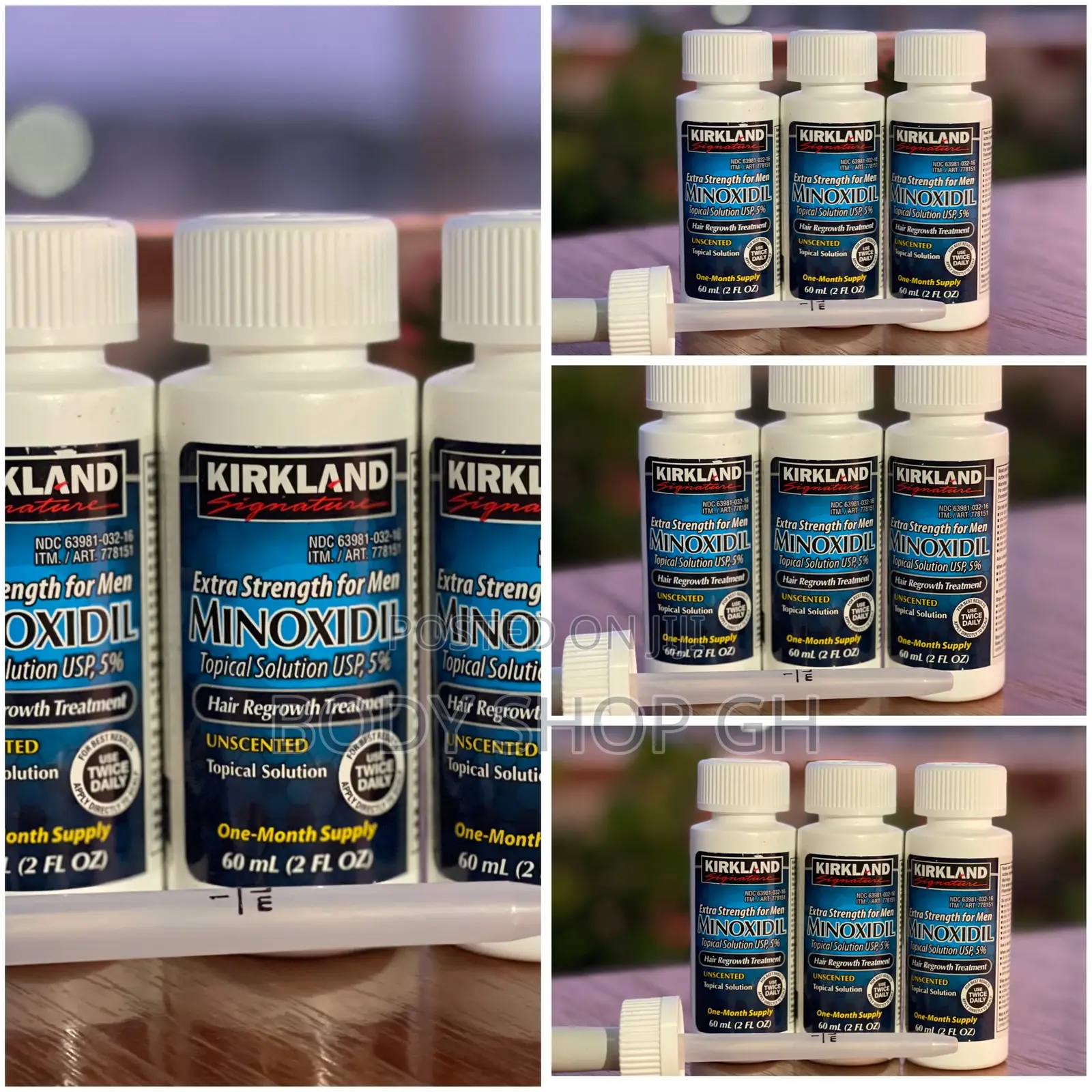 Kirkland Minoxidil Beard and Hairline Growth Serum /Original