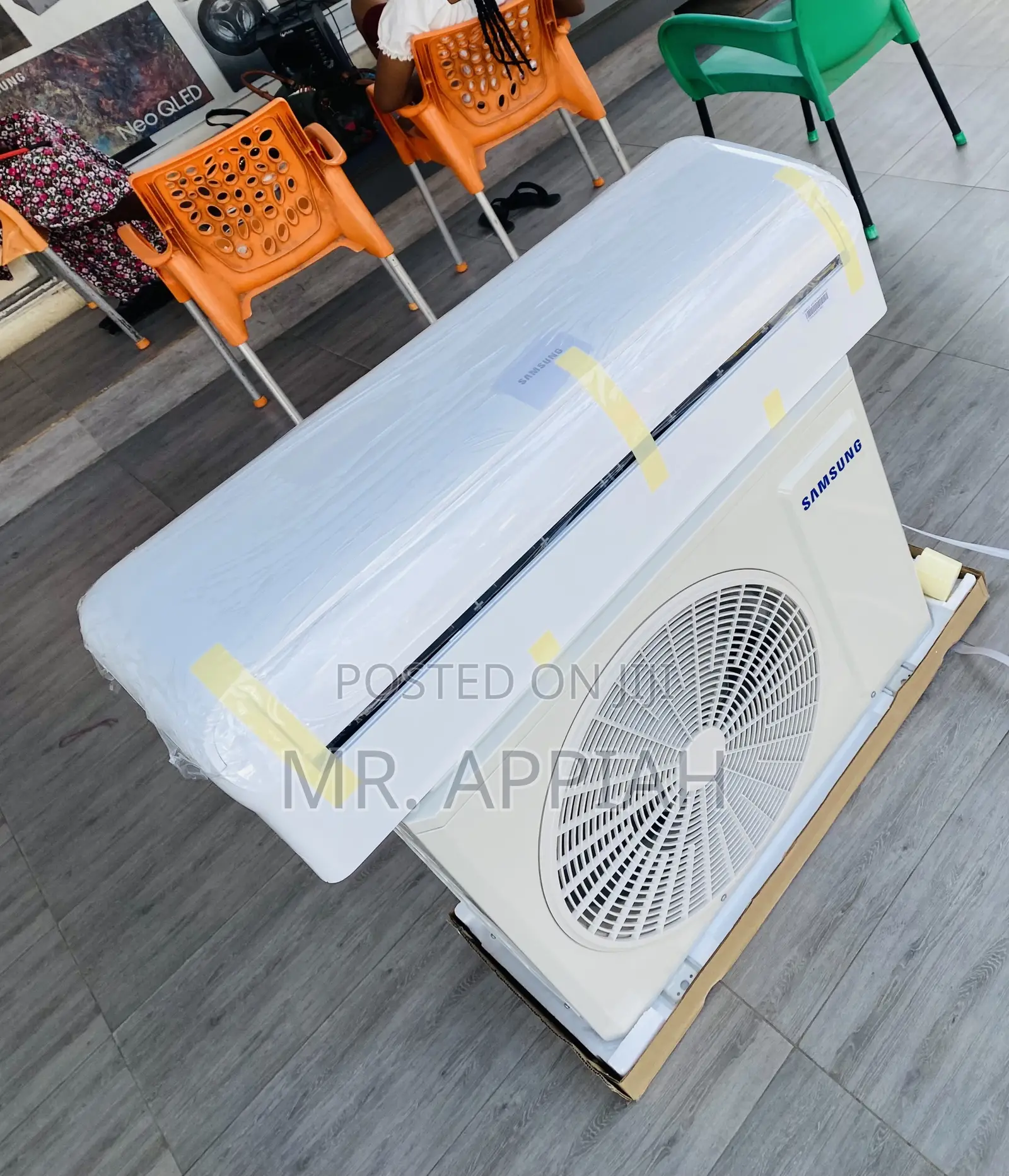 Unique Design Samsung 2.0hp Split Type Ac(White)R410.