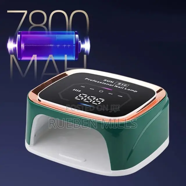 Green Rechargeable Sun S10 2 in 1 UV/LED Nail Dryer Lamp