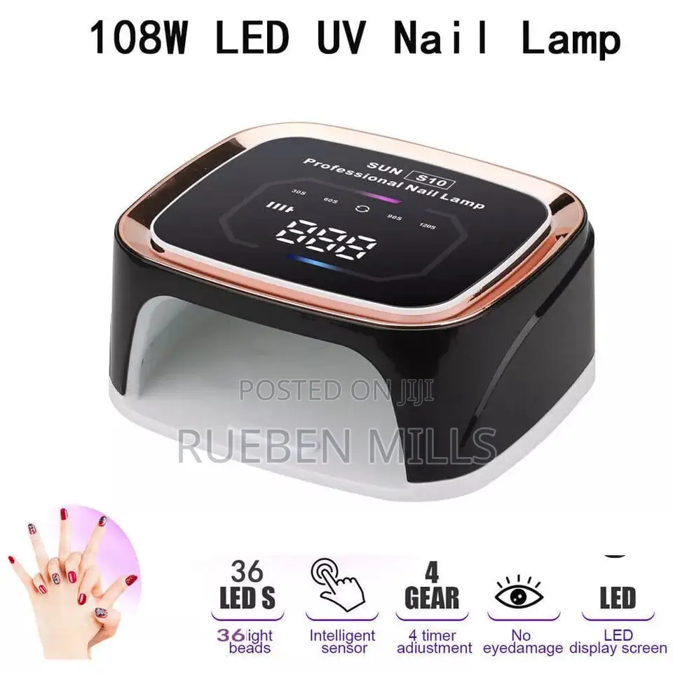 108W Sun S10 Rechargeable UV LED Gel Polish Nail Dryer Lamp