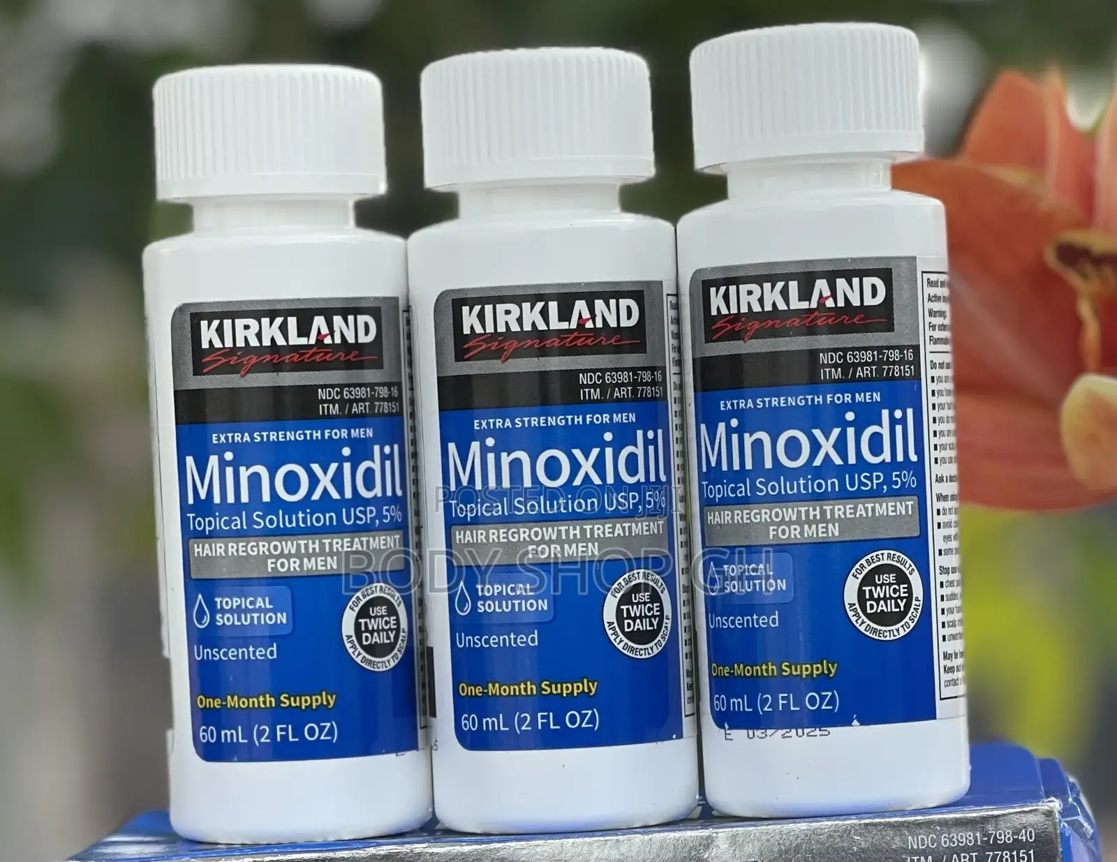 Original Kirkland Minoxidil / New Design/ Made in Isreal
