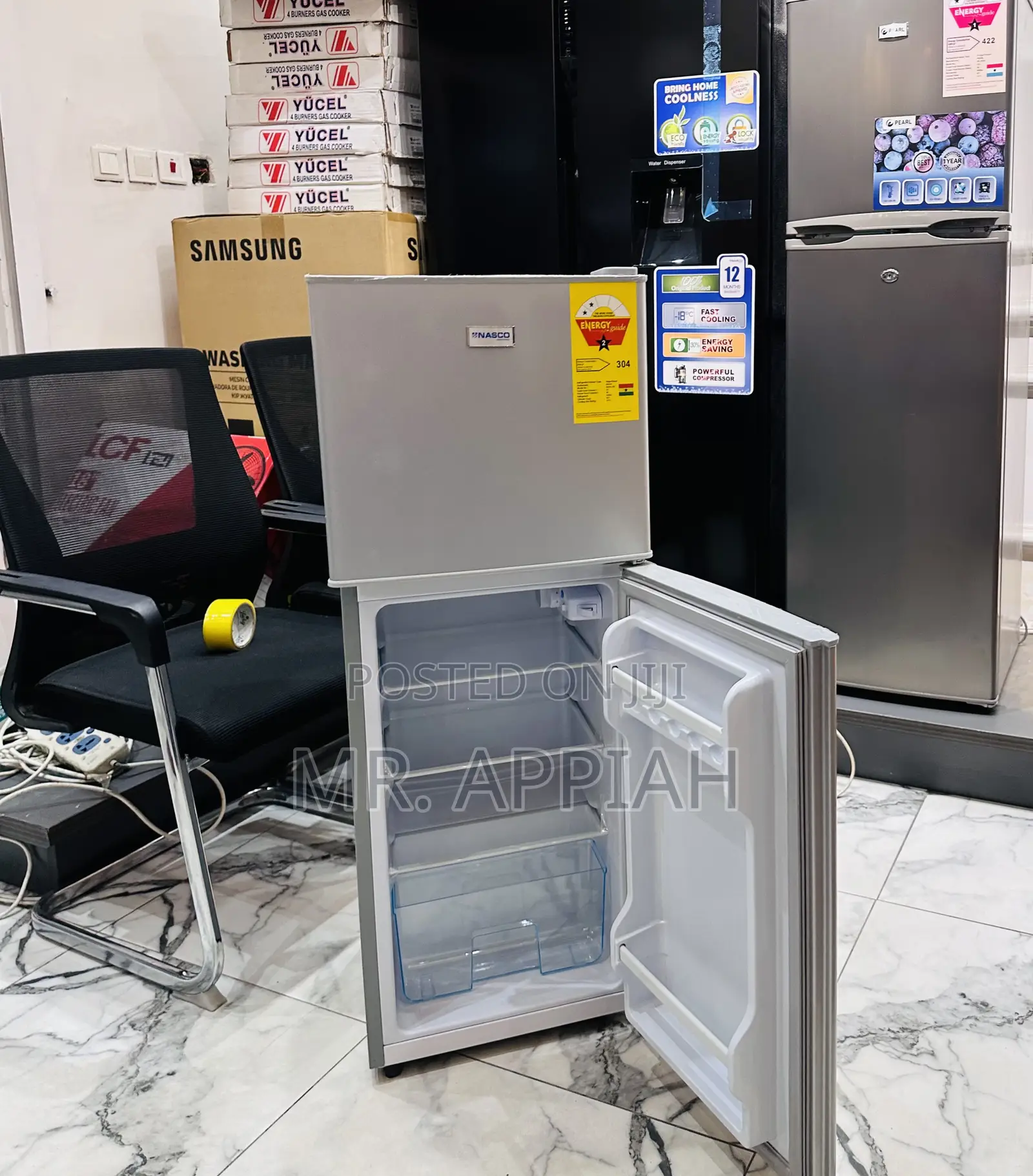 Authentic Nasco 2 Door Refrigerator Nas 2-20fl.