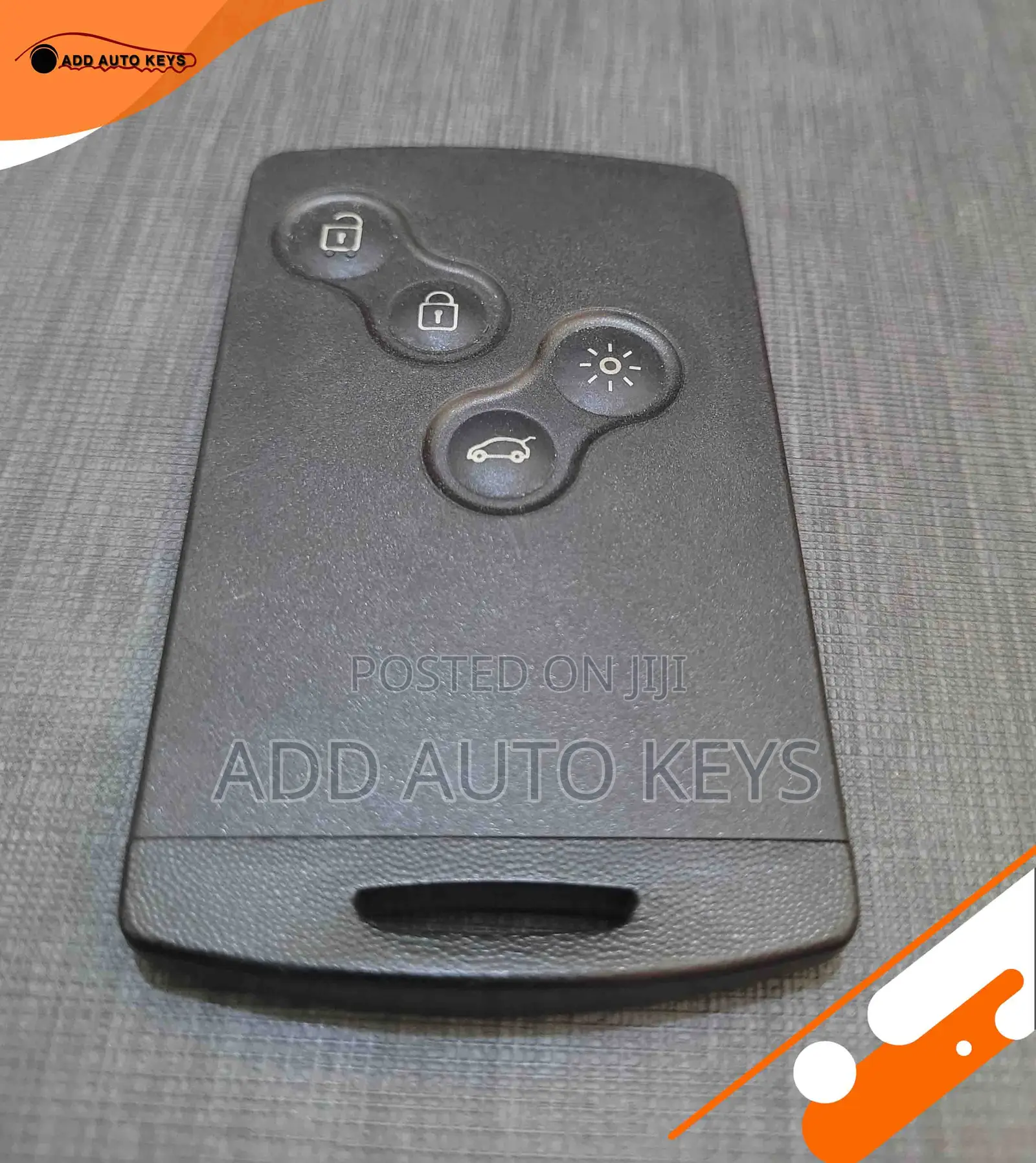 2016 Renault Smart Key Card