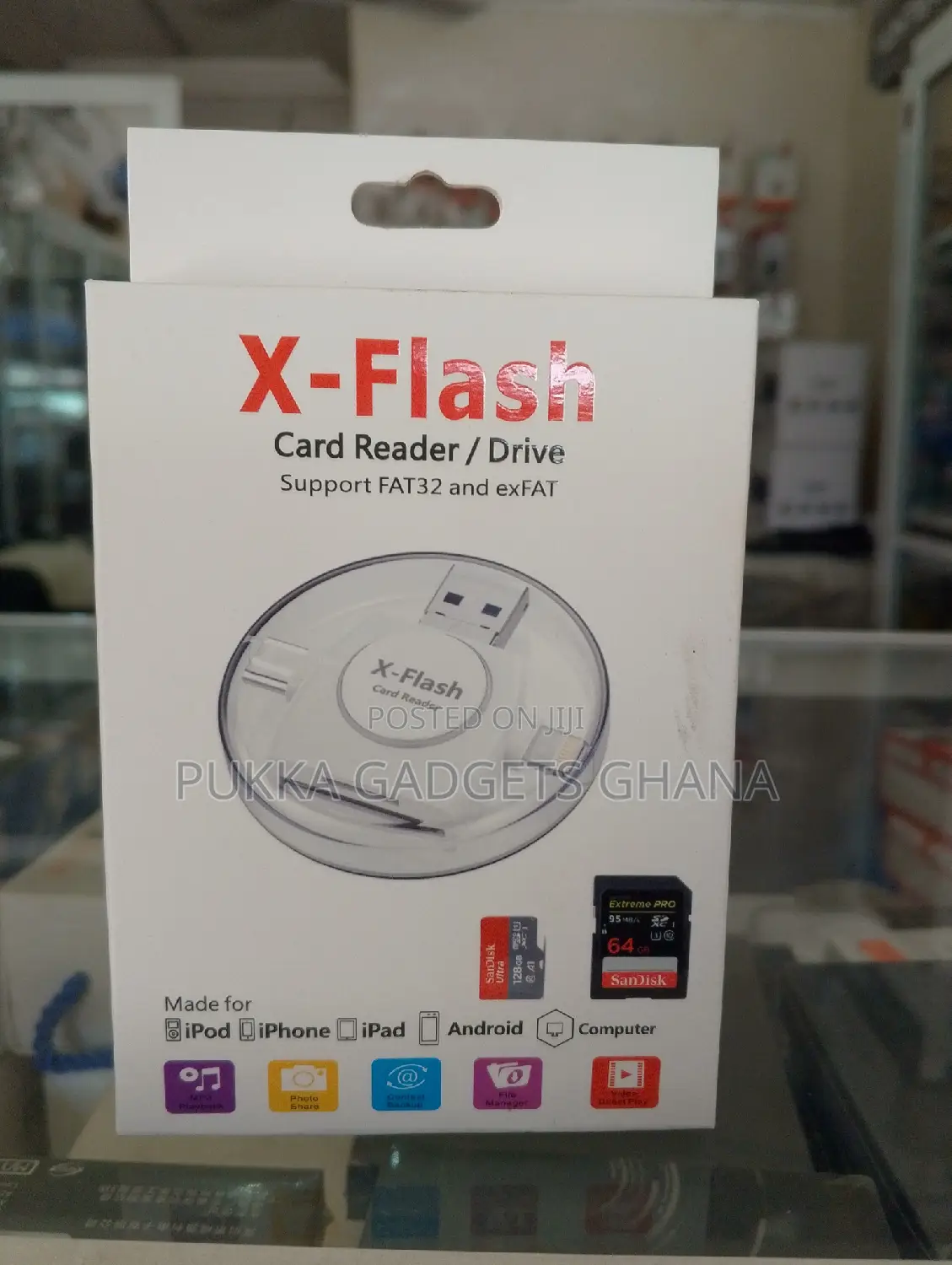 X Flash Card Reader