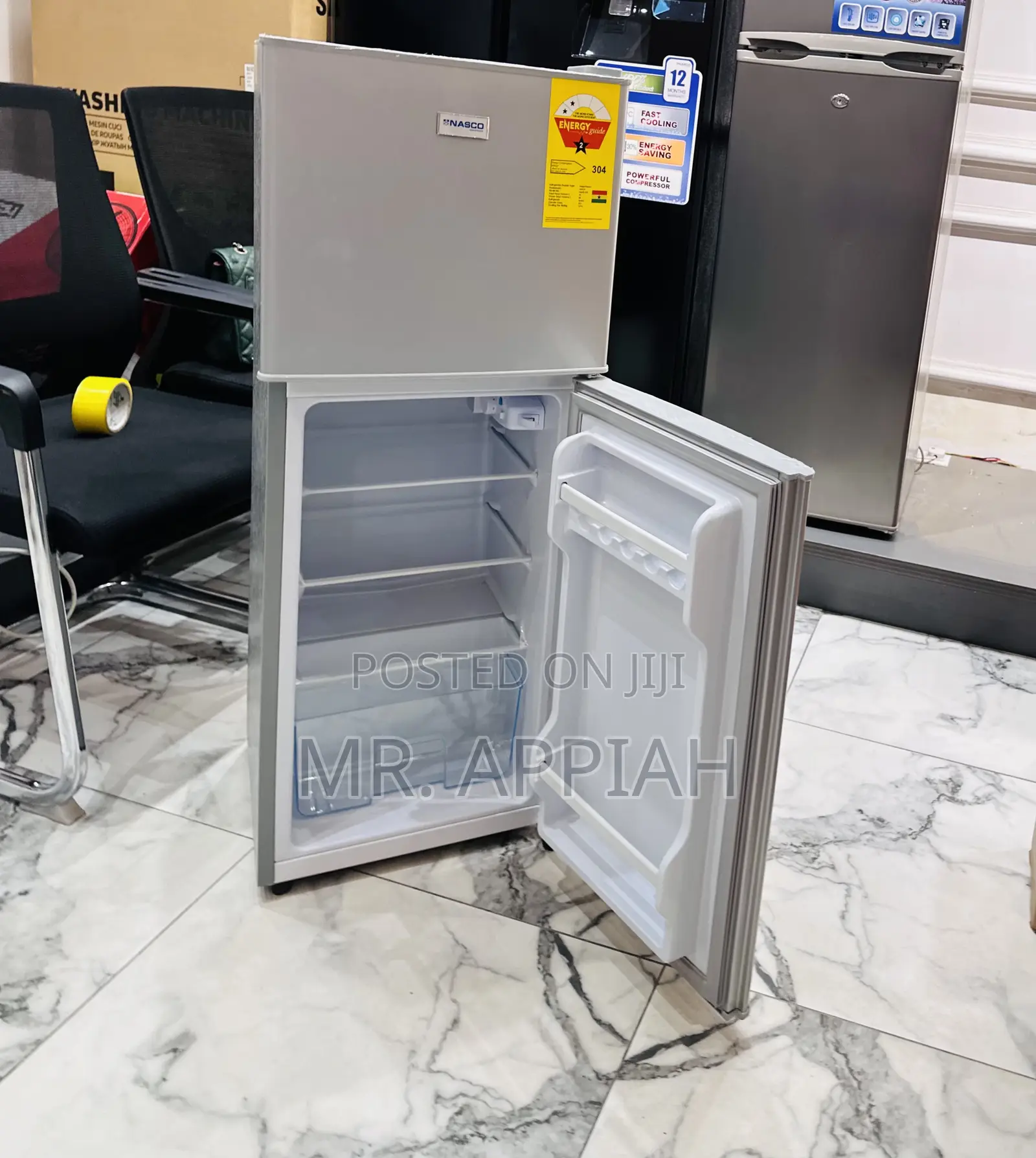 Reliable Nasco Nas 2-20fl 2 Door Electric Fridge(Gray).