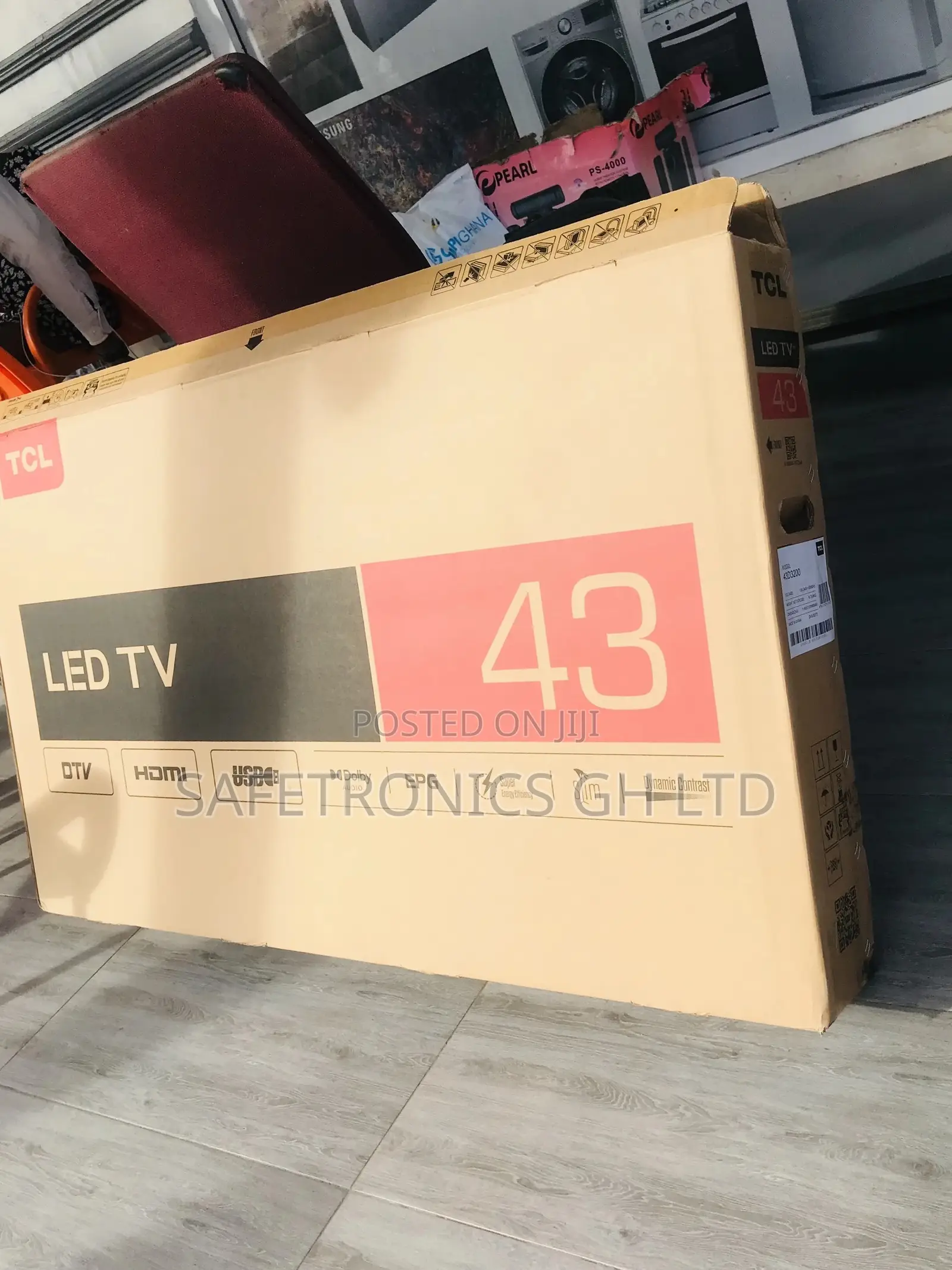 Led HDR 43 Inches TCL S5400A Black Glossy Electric Tv