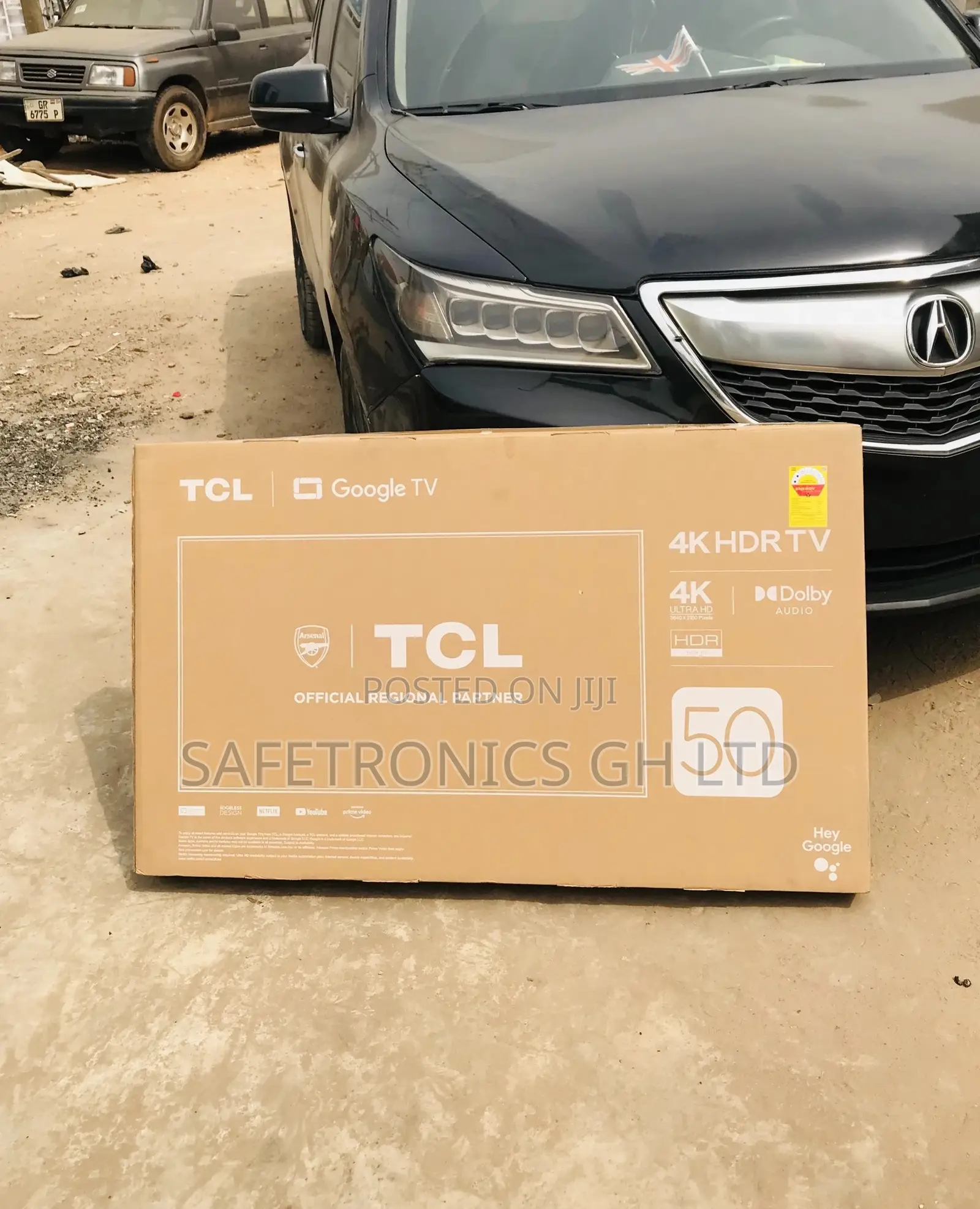 50 Inches TCL P735 Glossy Led Black Smart Electric Tv