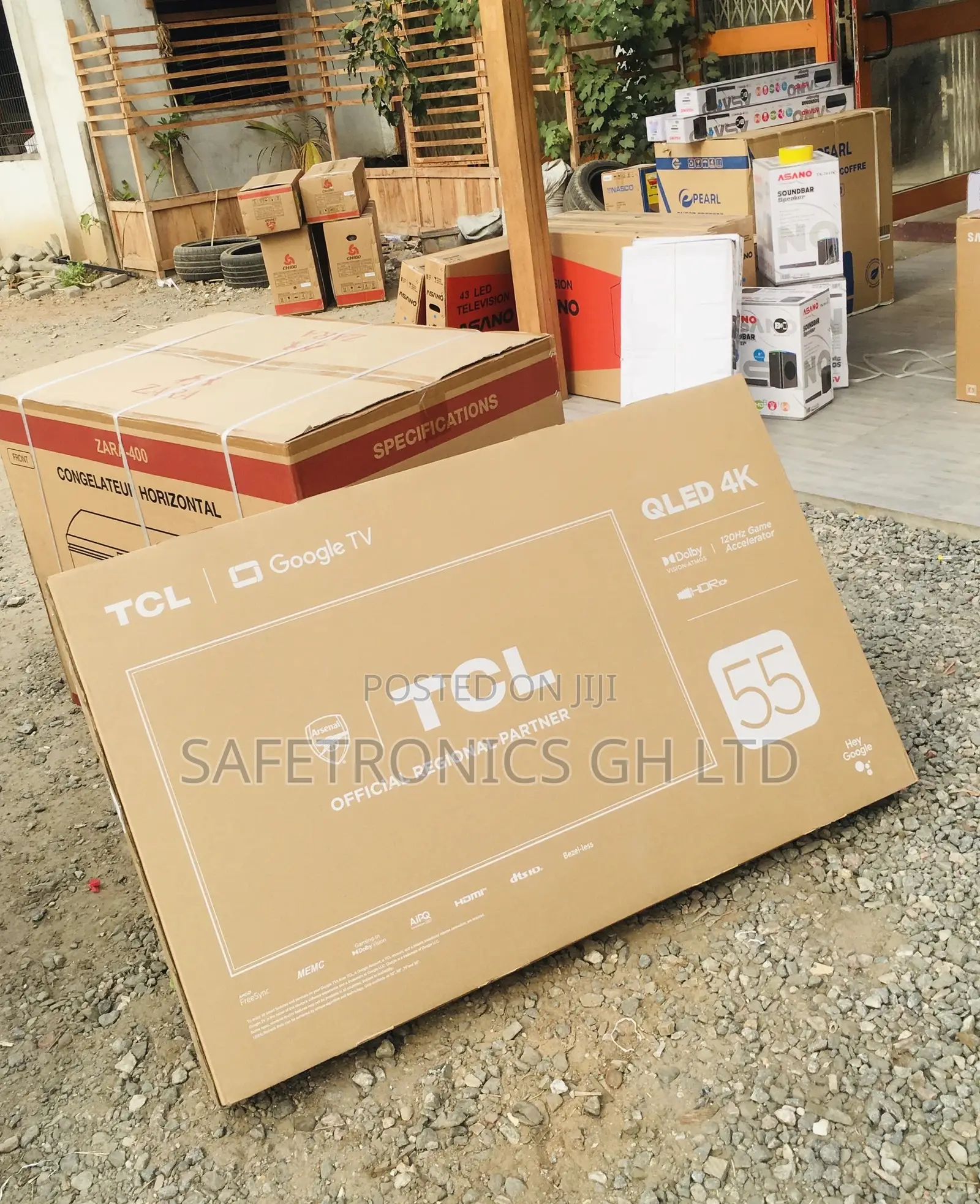 55 Inches P635 Glossy TCL Black HDR Electric Tv