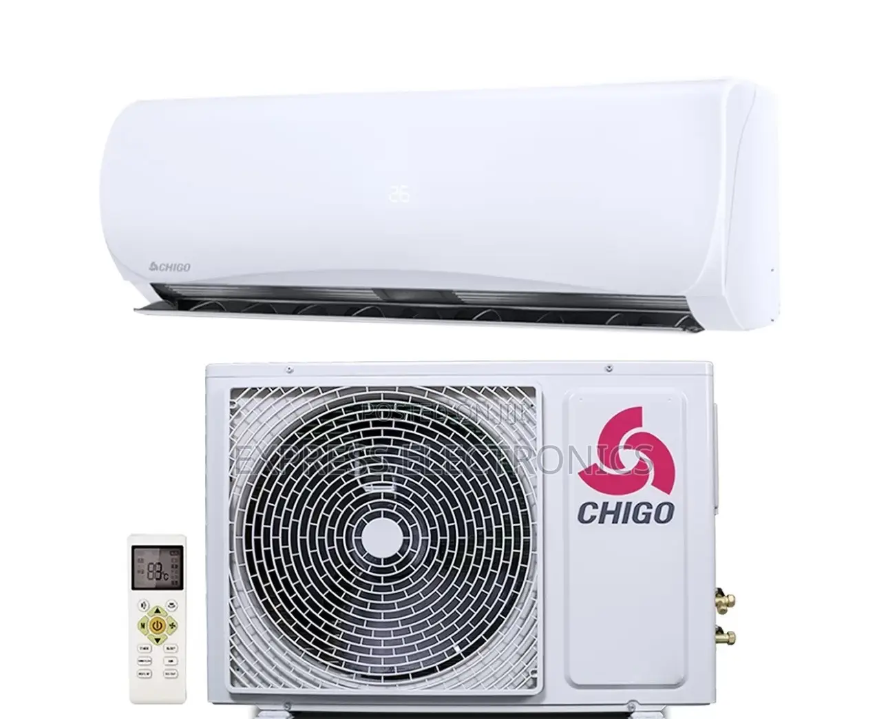 White Air Conditioner Sleek Chigo 2.5hp