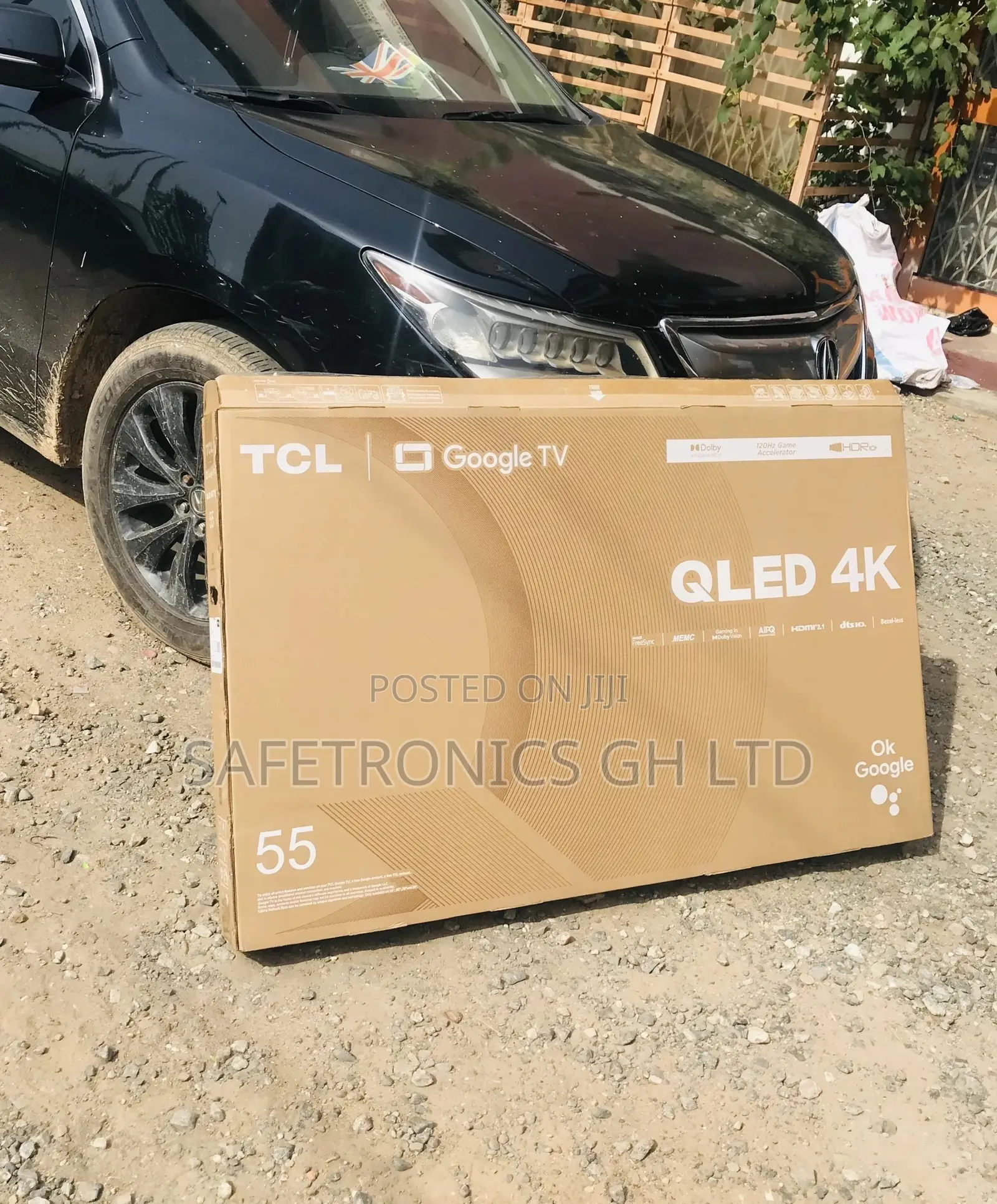 Glossy C645 Qled 55 Inches TCL Black Electric Smart HDR