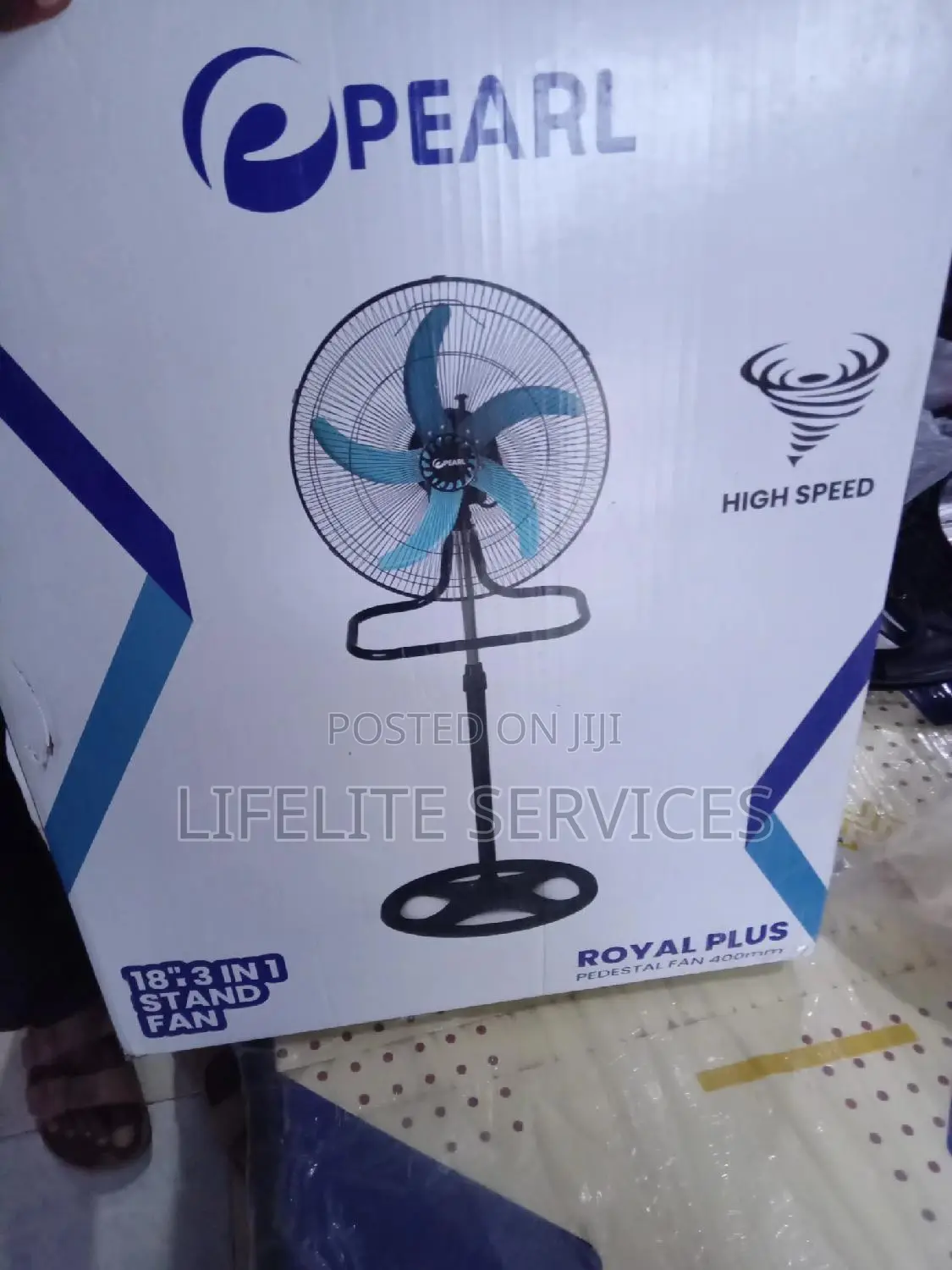 18inchs Pearl Standing Fan(3 in 1)