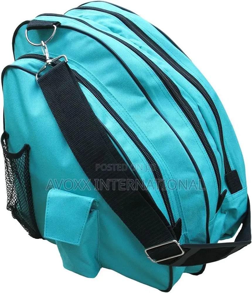 A R Sports Deluxe Skate Bags/ Green Pink