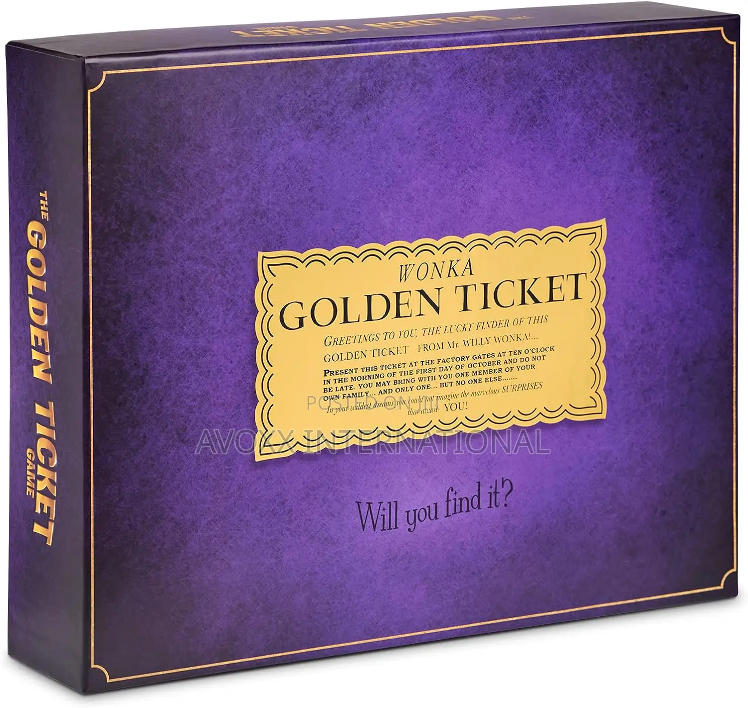 Buffalo Games - Willy Wonka's The Golden Ticket Game