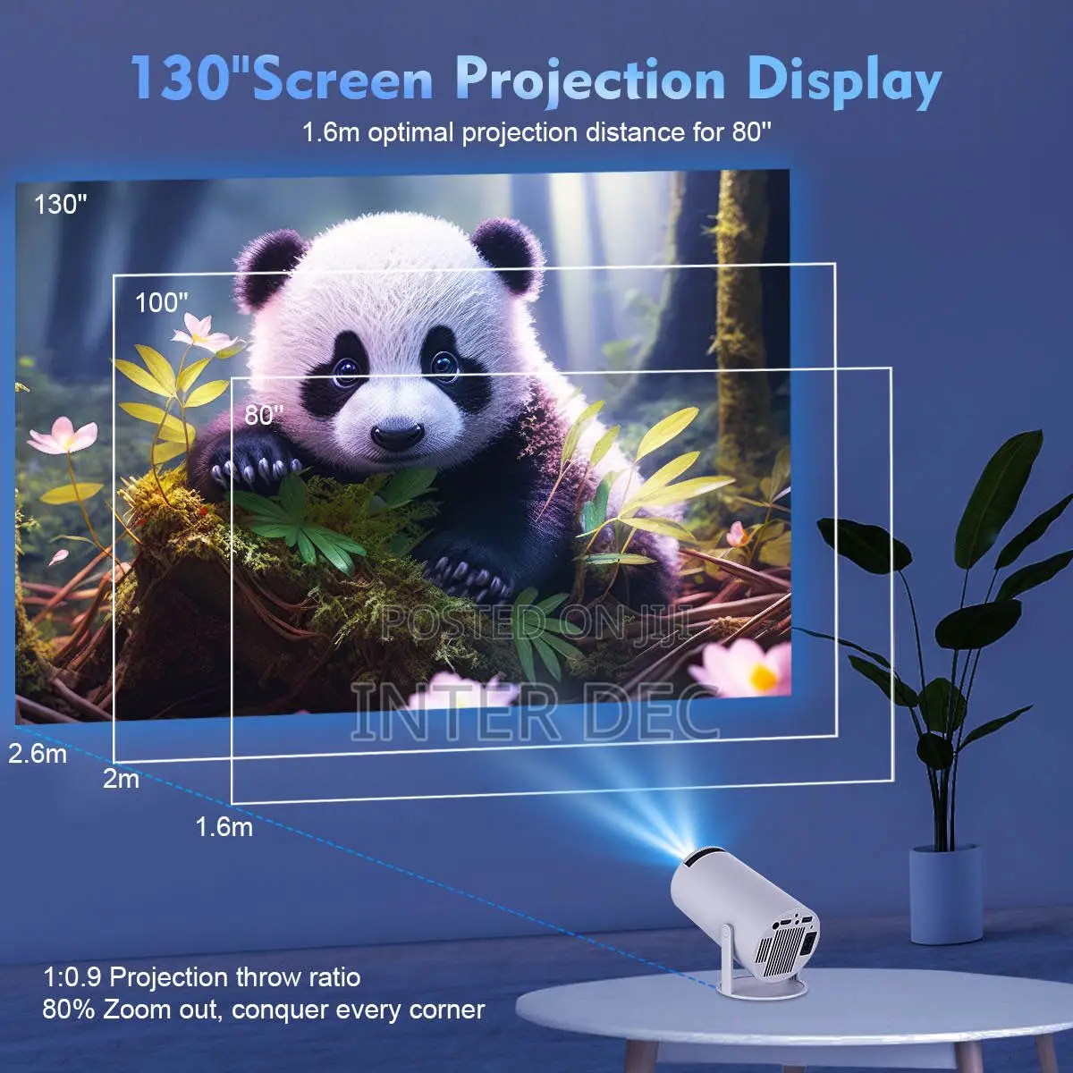 Smart Projector Netflix Youtube