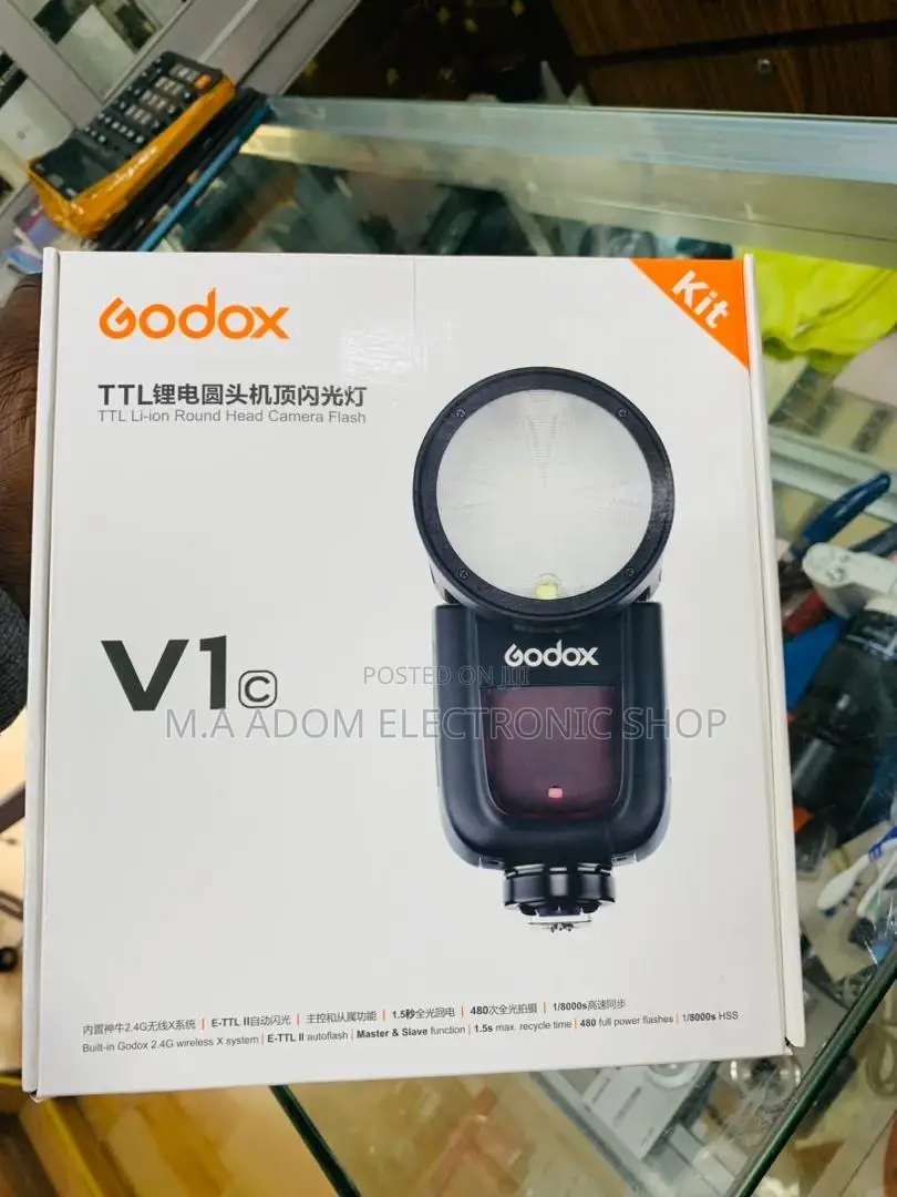 Durable and Affordable Godox Round Head Camera Flash.