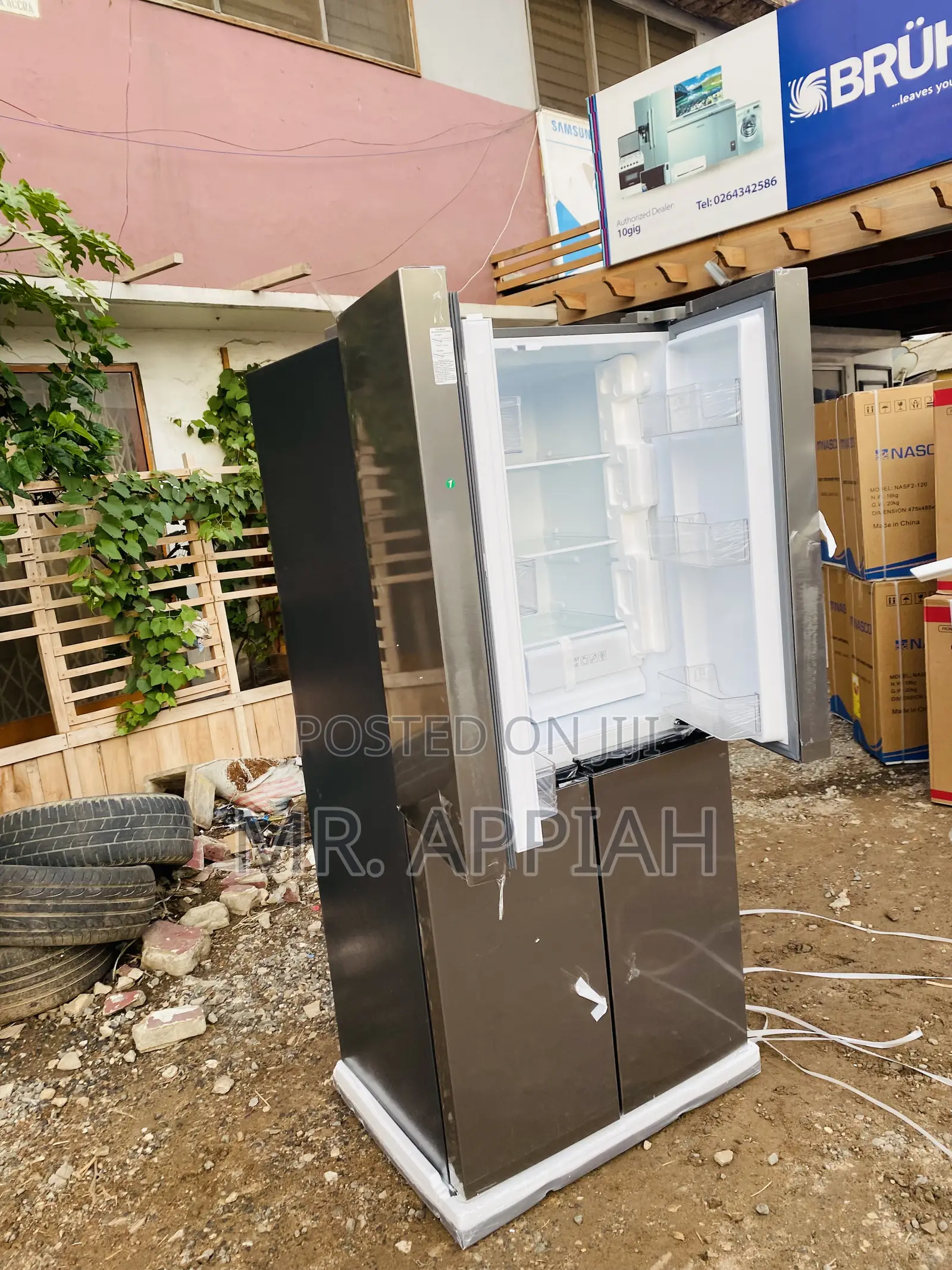 Quality Yet Affordable TCL Side by Side Refrigerator.