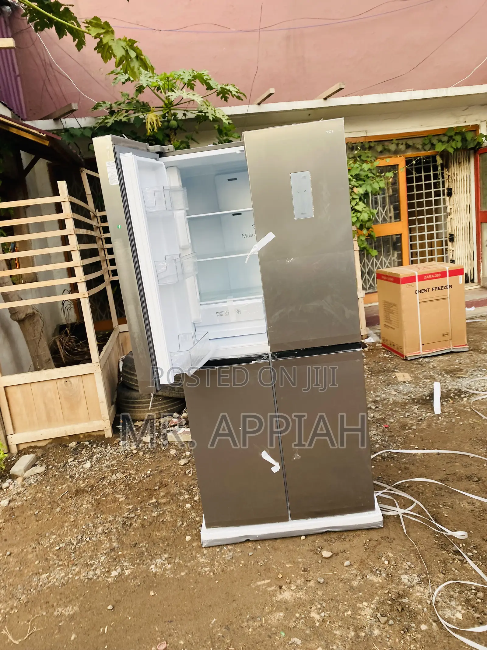 Brand New TCL P460CD Side by Side Refrigerator.