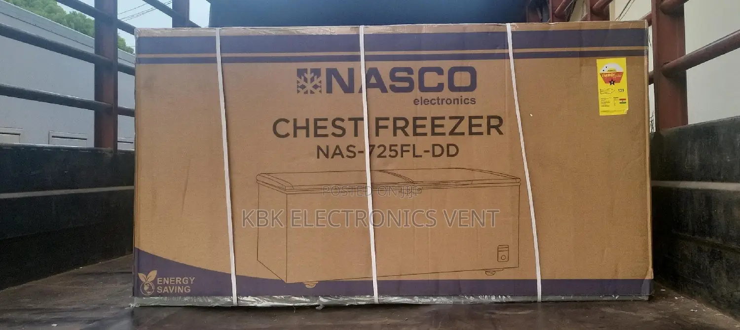 Nasco 577ltr Double Door Chest Freezer