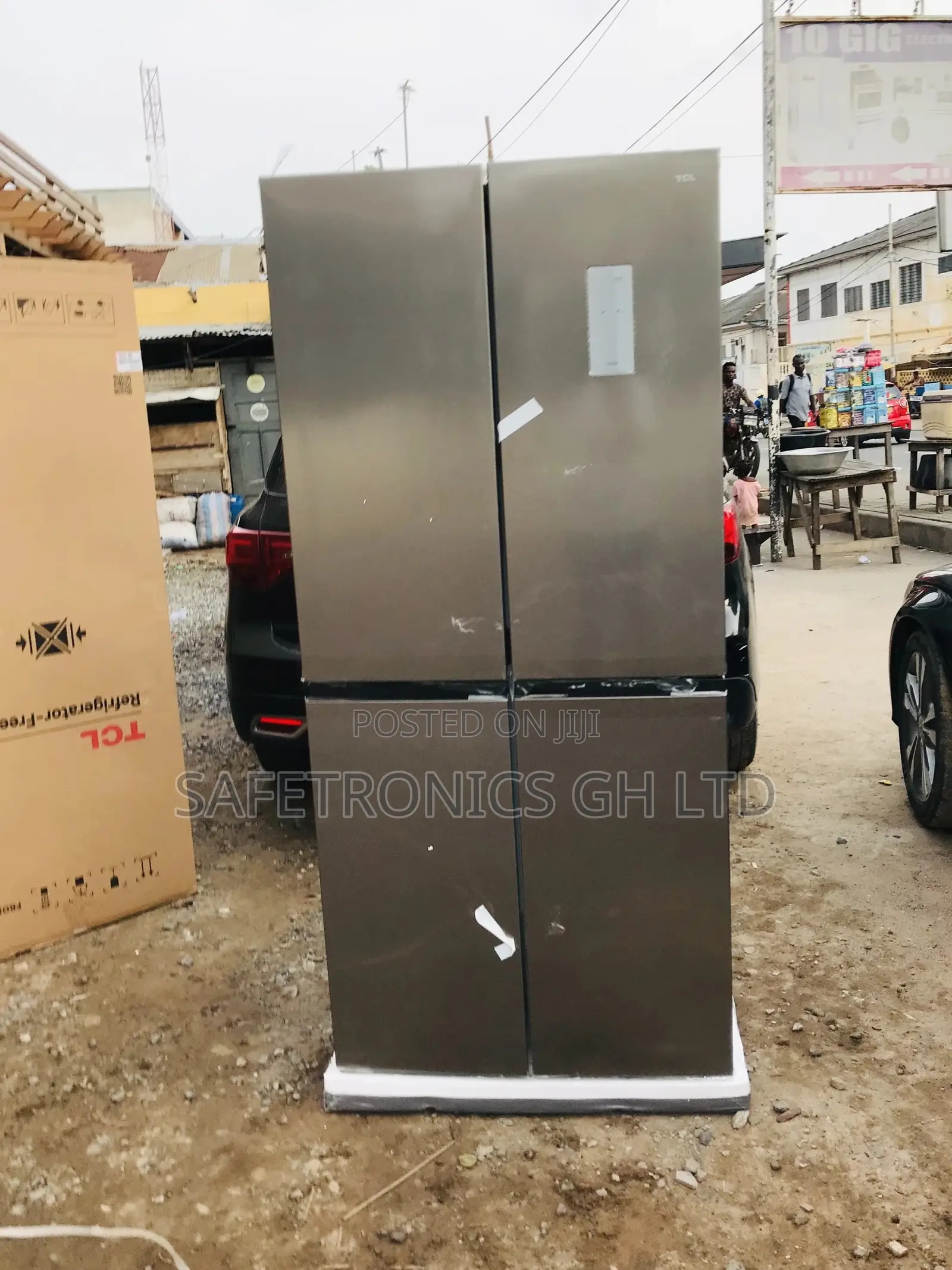 French Door 4 Door Bottomfreezer TCL P460CD Fridge