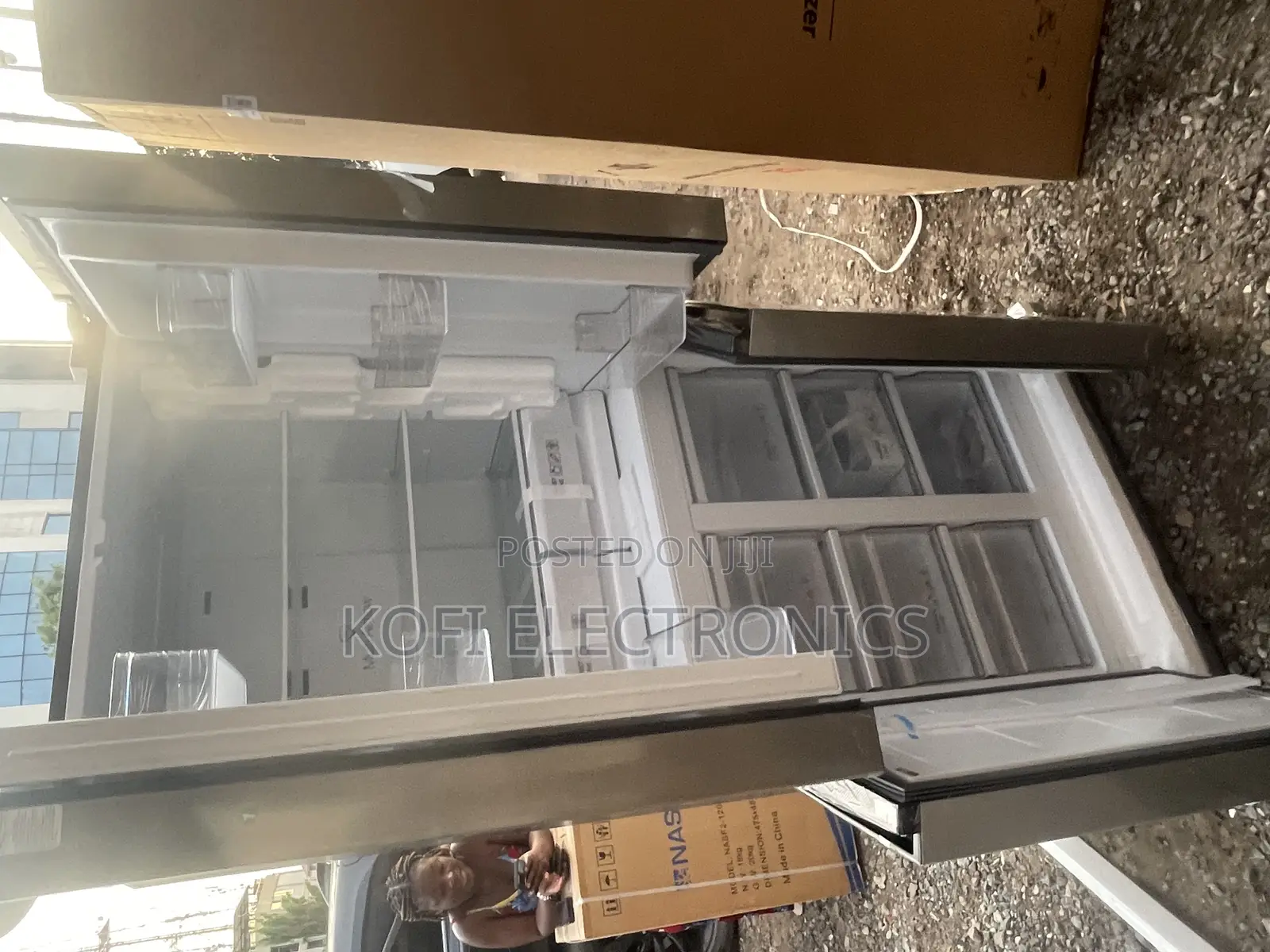 No Frost TCL 429L Cross Door Inverter Refrigerator P460CDS