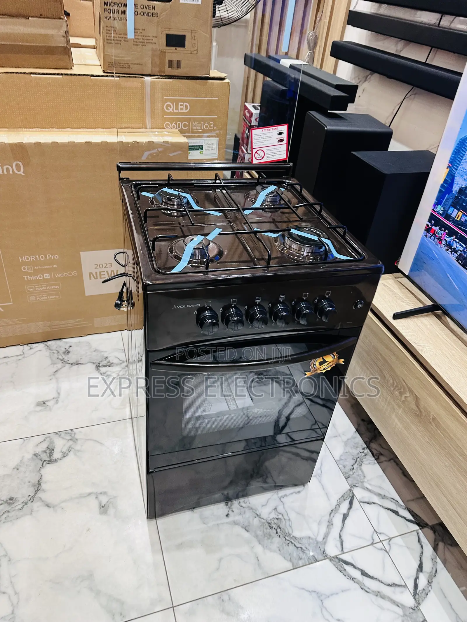 New Brown Gas Stove Oven 4burner 50/50
