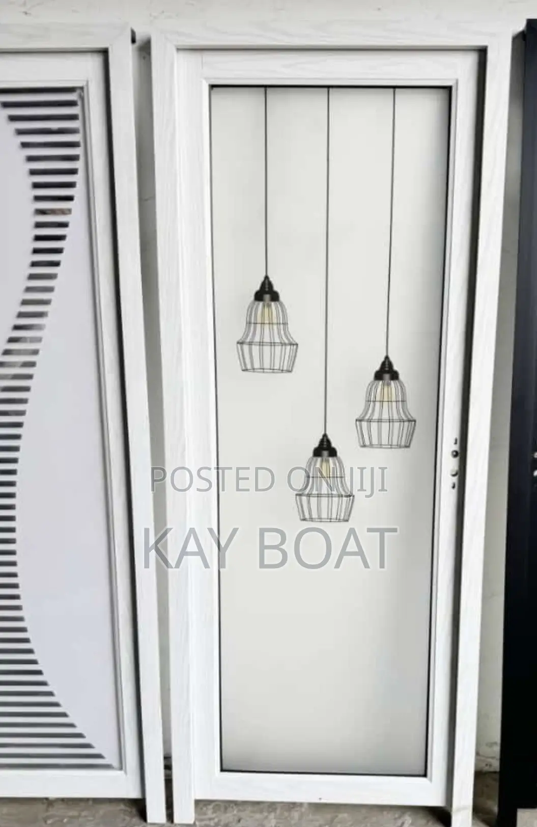 A Secured Tempered Glass Door