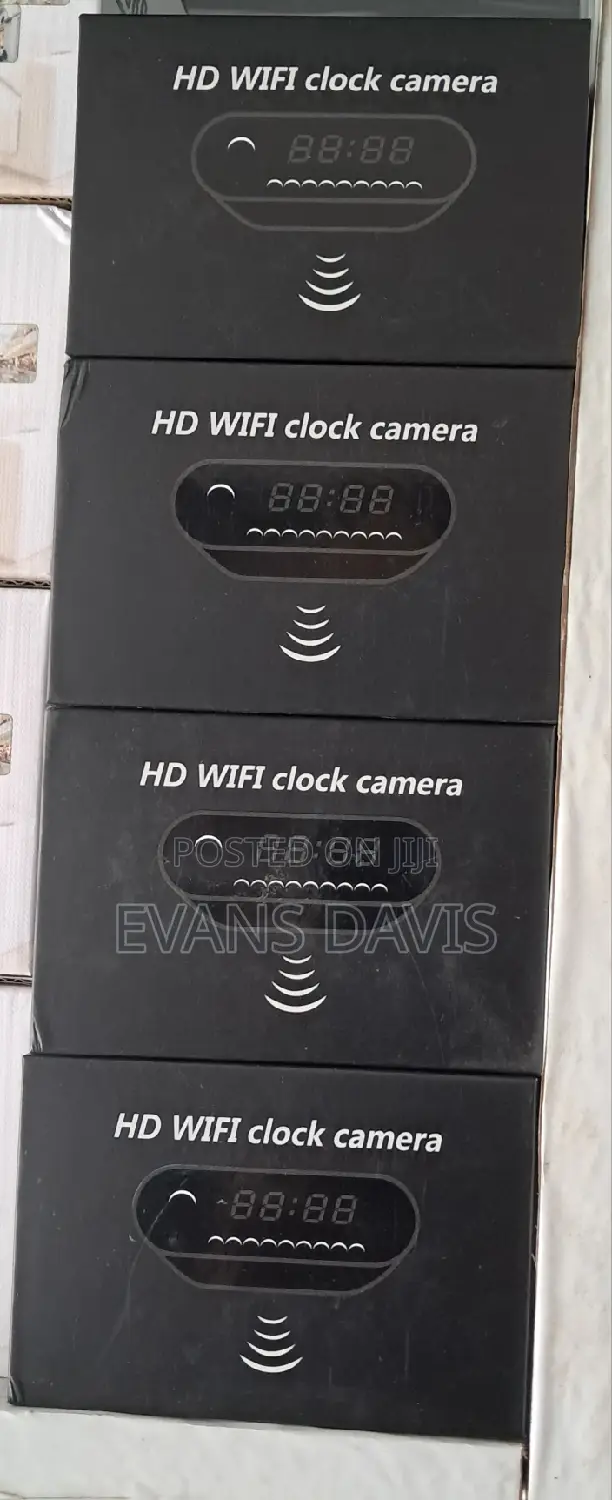 Hd Wifi Table Hidden/Spy Clock Camera