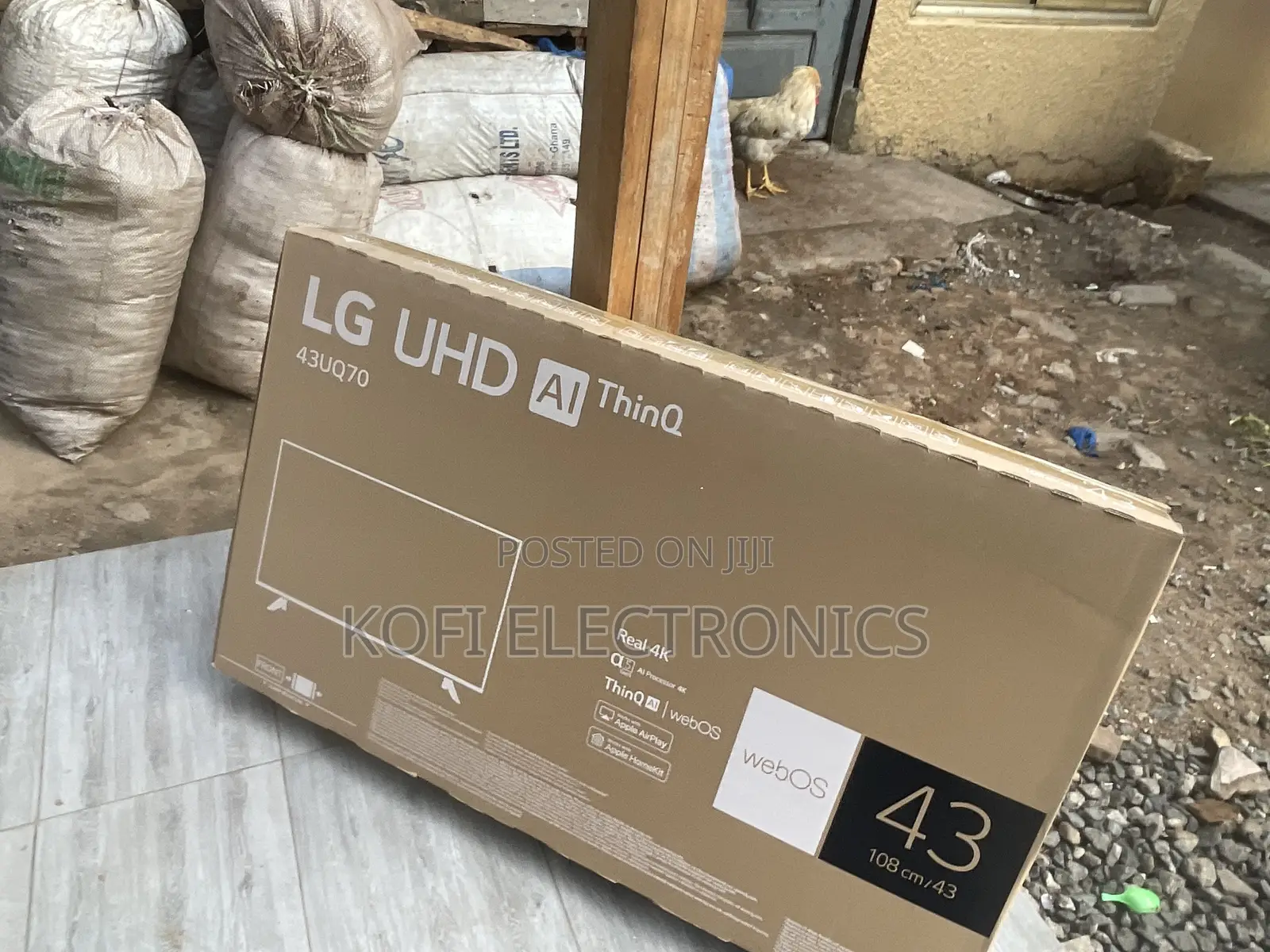 Stunning Visuals-Lg 43 Inch UQ70 Series UHD Smart TV