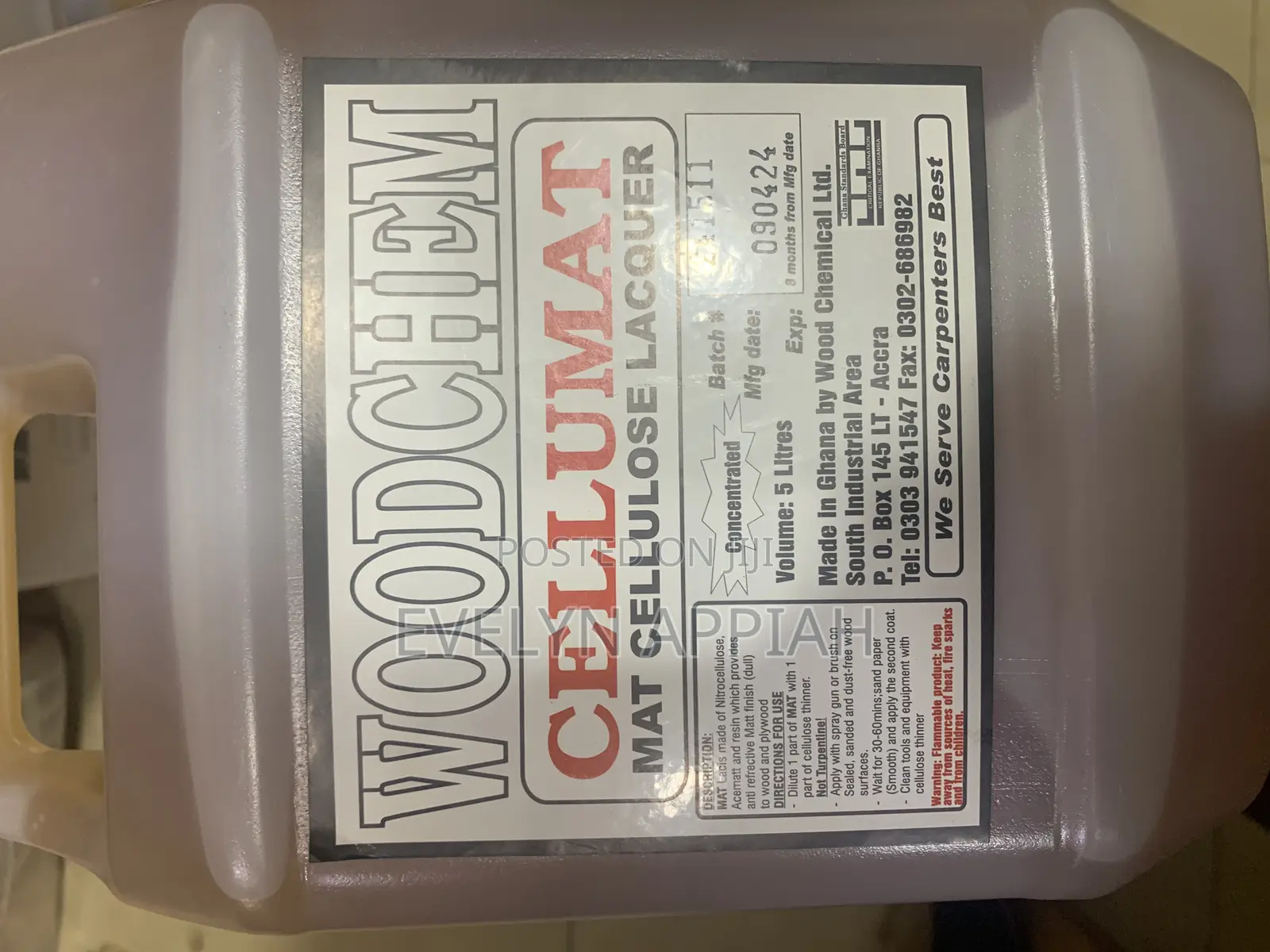 Woodchem Mat Cellulose Lacquer