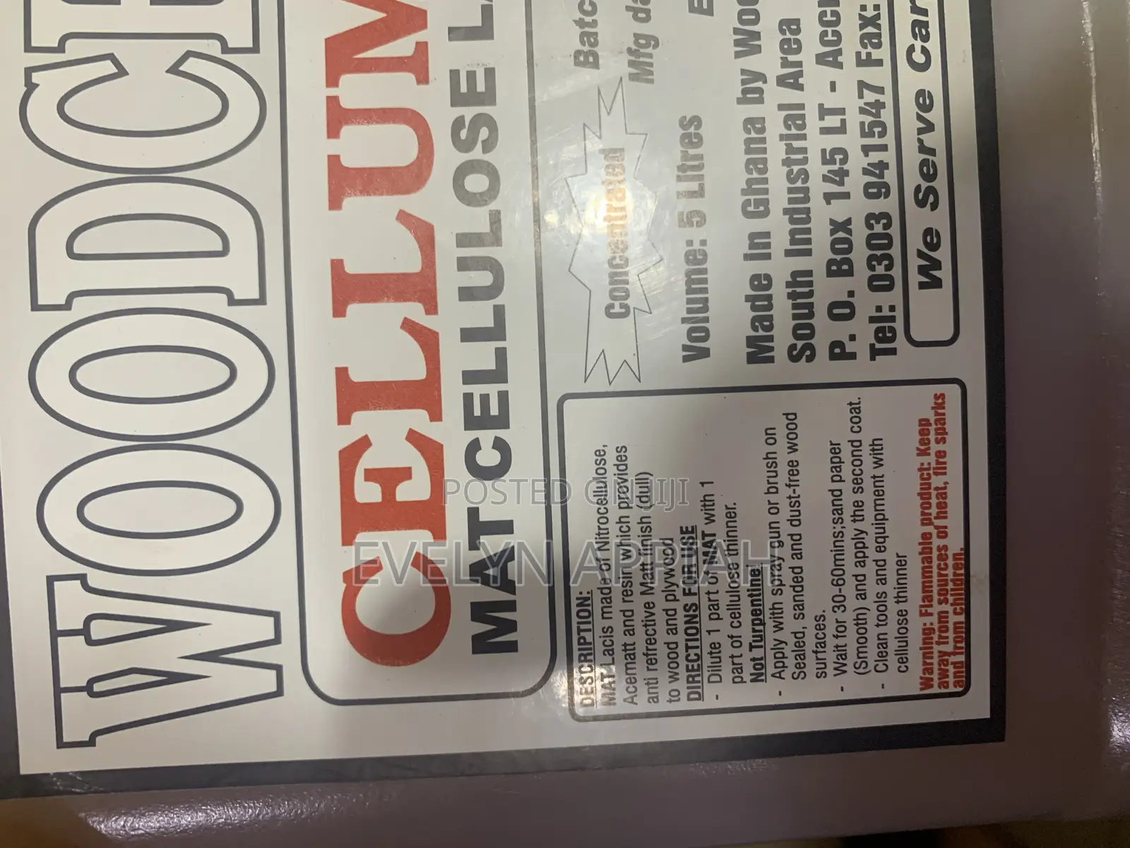 Woodchem Mat Cellulose Lacquer