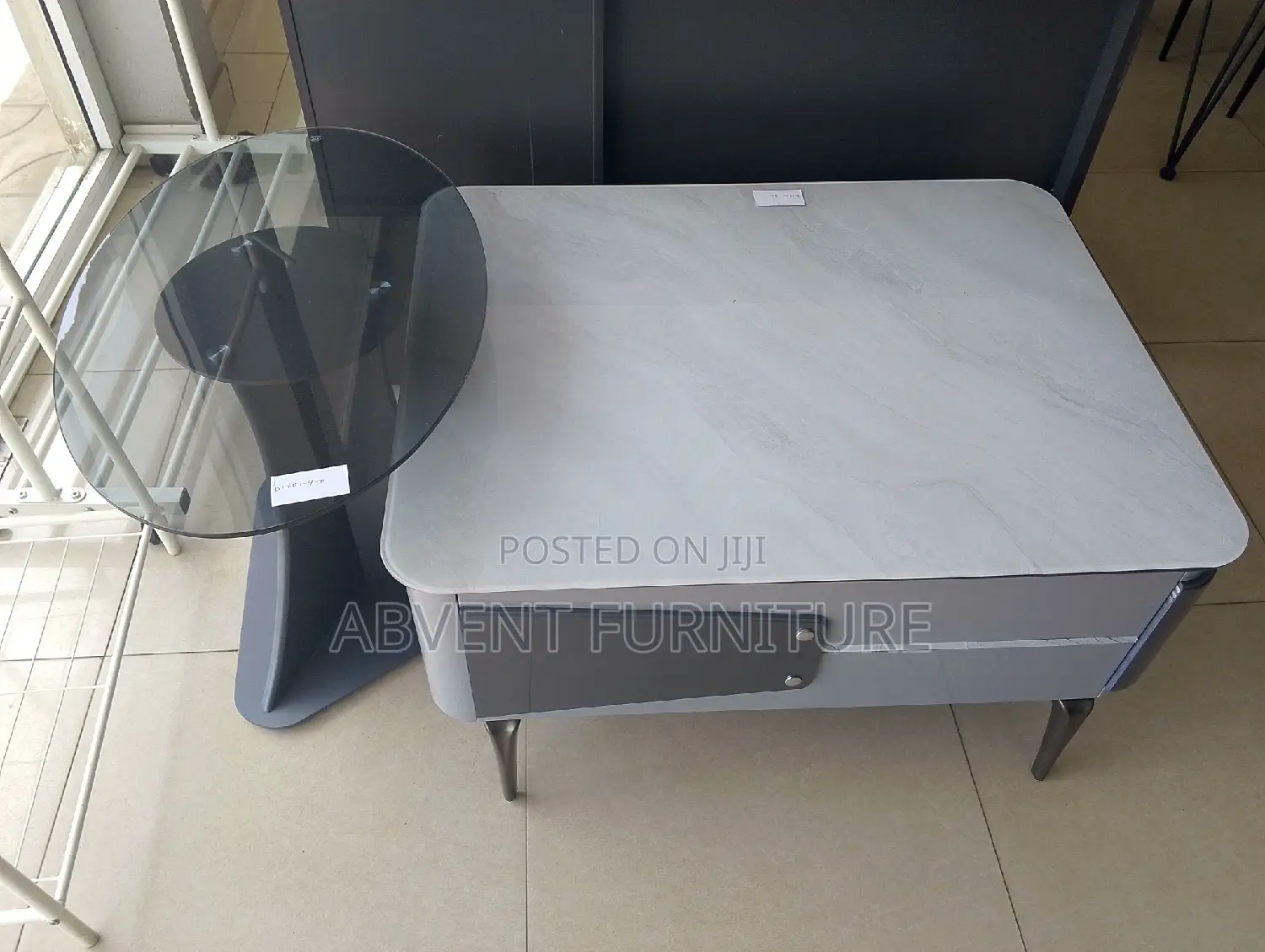 Marble Center Table and Coffee Table