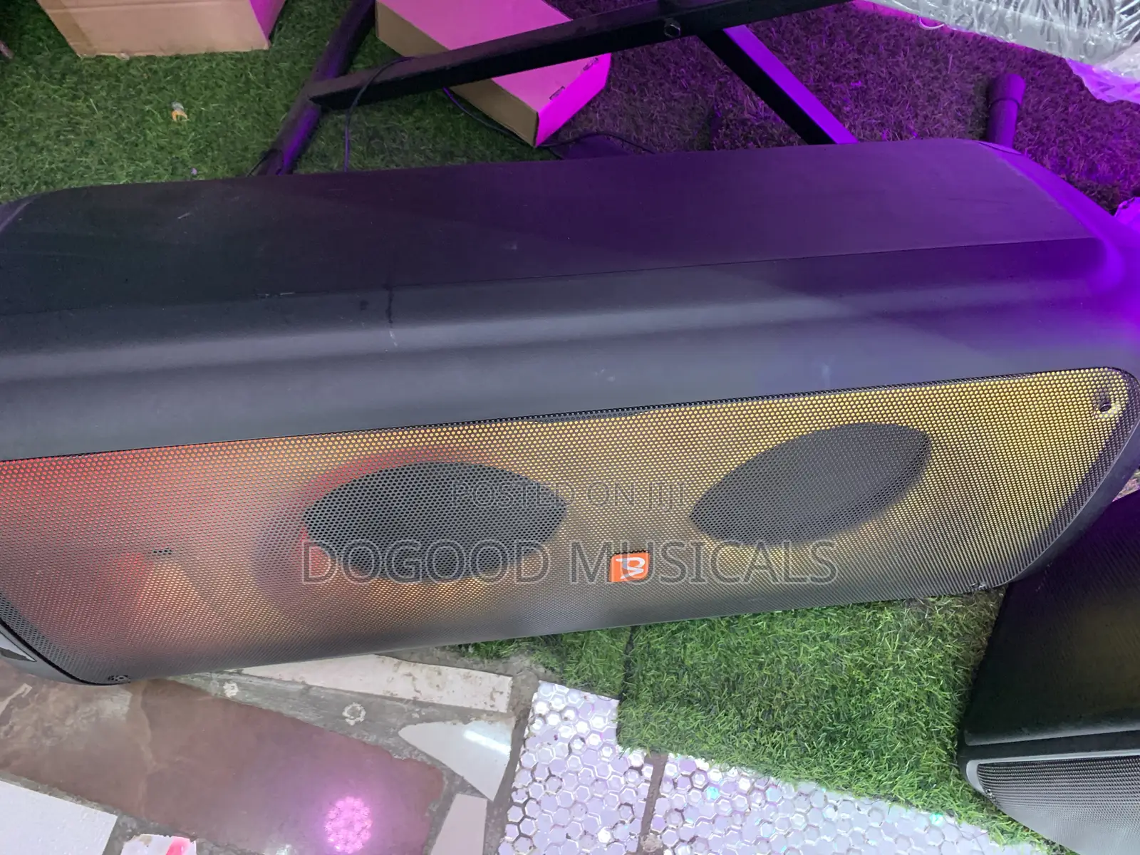 VD AUDIO 2x10inch RECHARGEABLE(Party)Bluetooth Speakers
