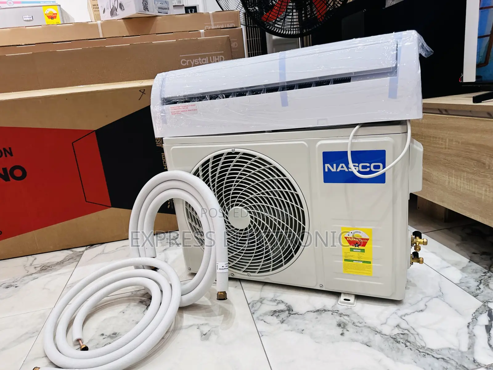 High Density Filter Split R410 Gas White 1.5hp Nasco