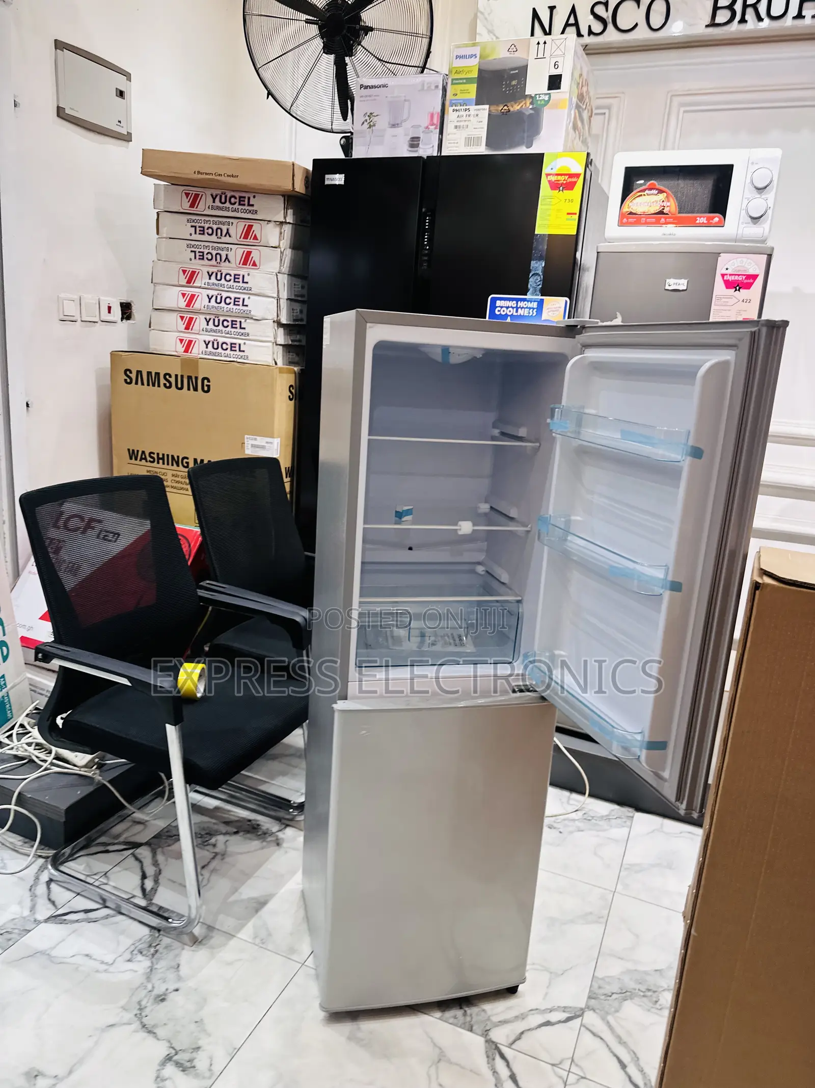 Shop the Best Nasdf-20fl Nasco Fridge Double Door