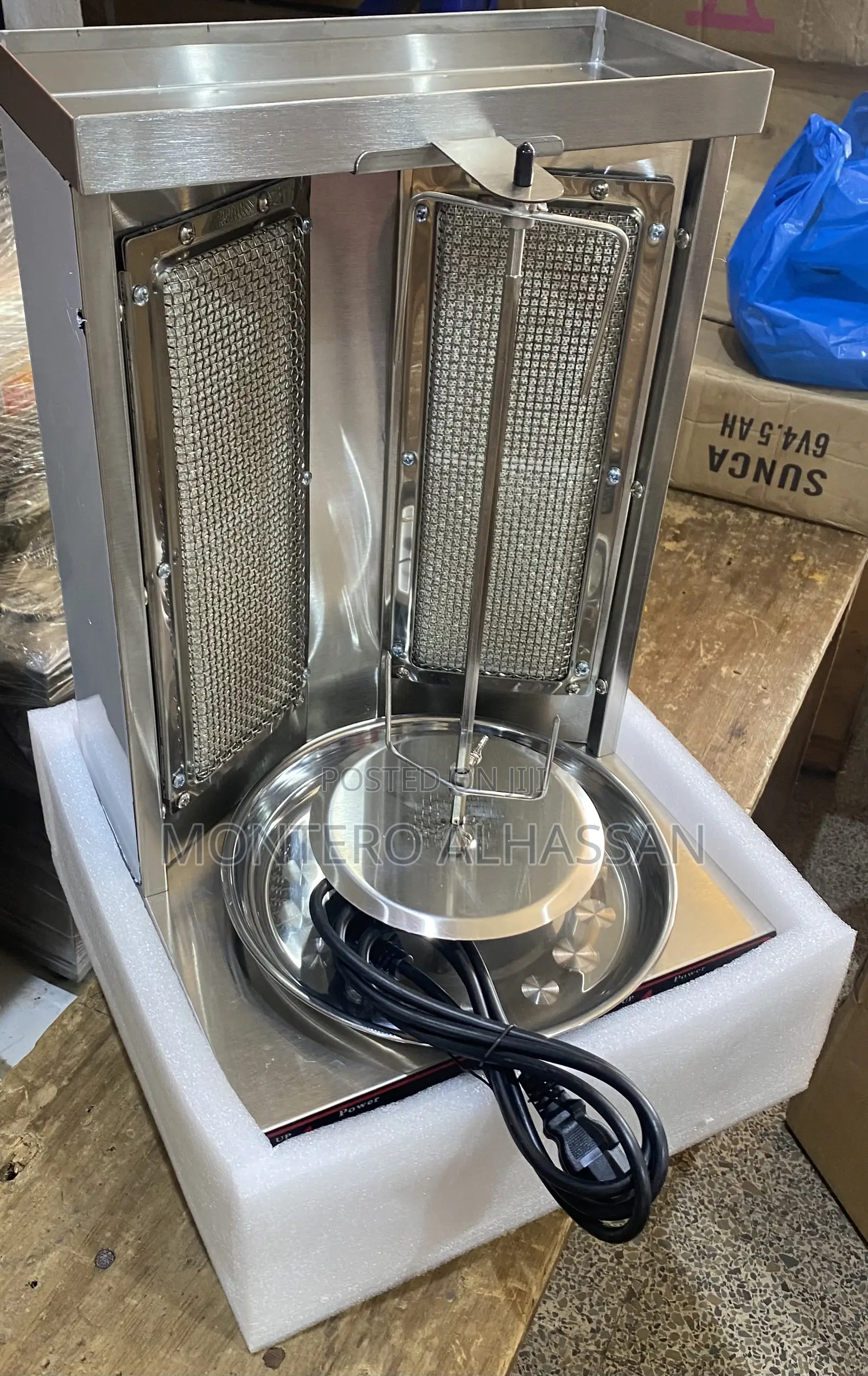 2 Burner Shawarma Machine