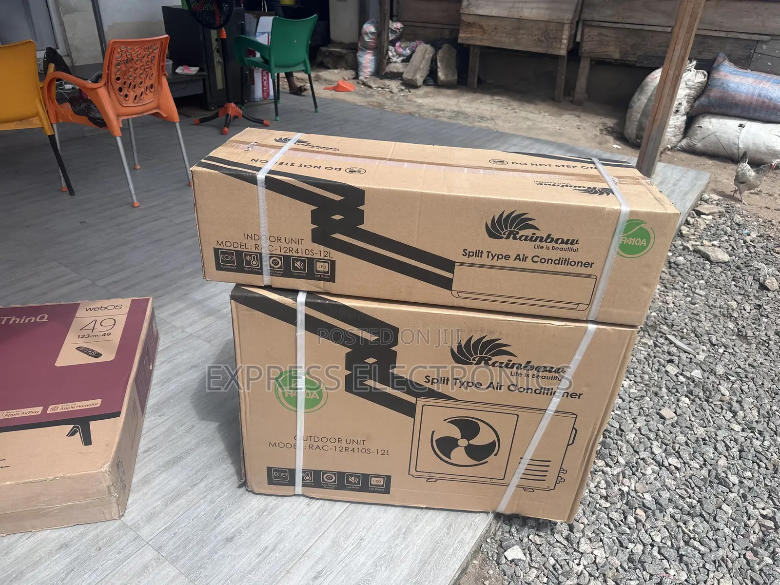 5 Fan Speeds Split R410 Gas Rainbow 1.5hp