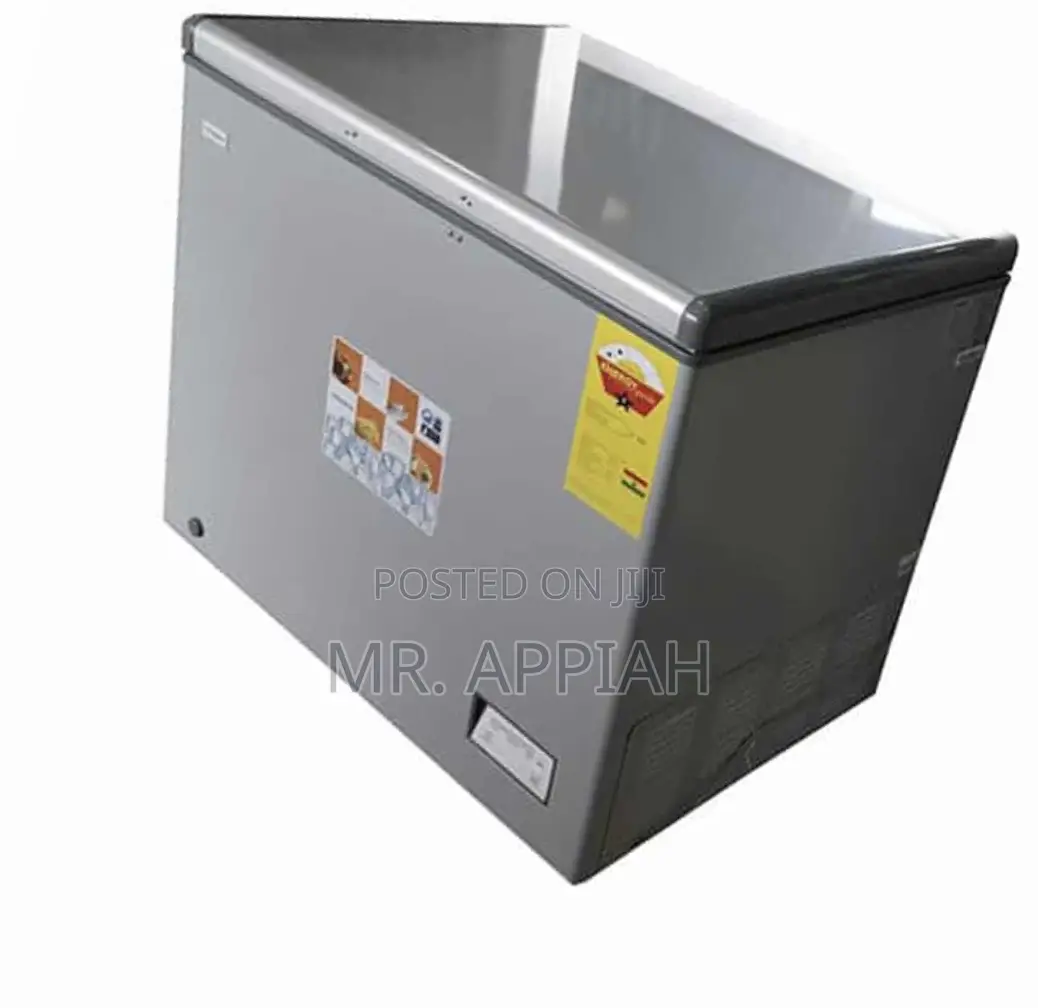 Electric Pearl PCF 380 Single Door Chest Freezer(Gray).