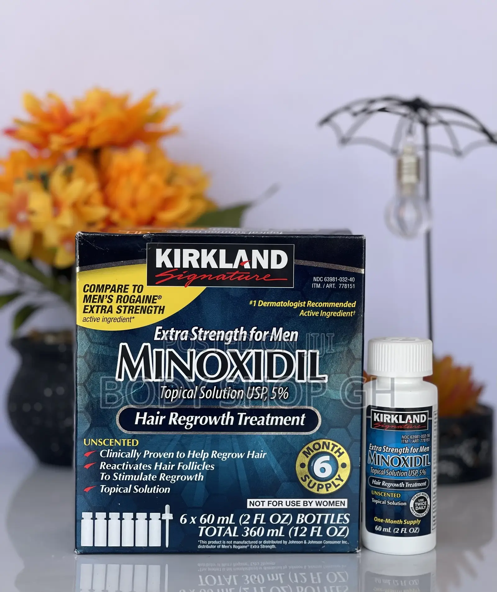 Beard and Hairline Growth Oil / Kirkland Minoxidil/ Original