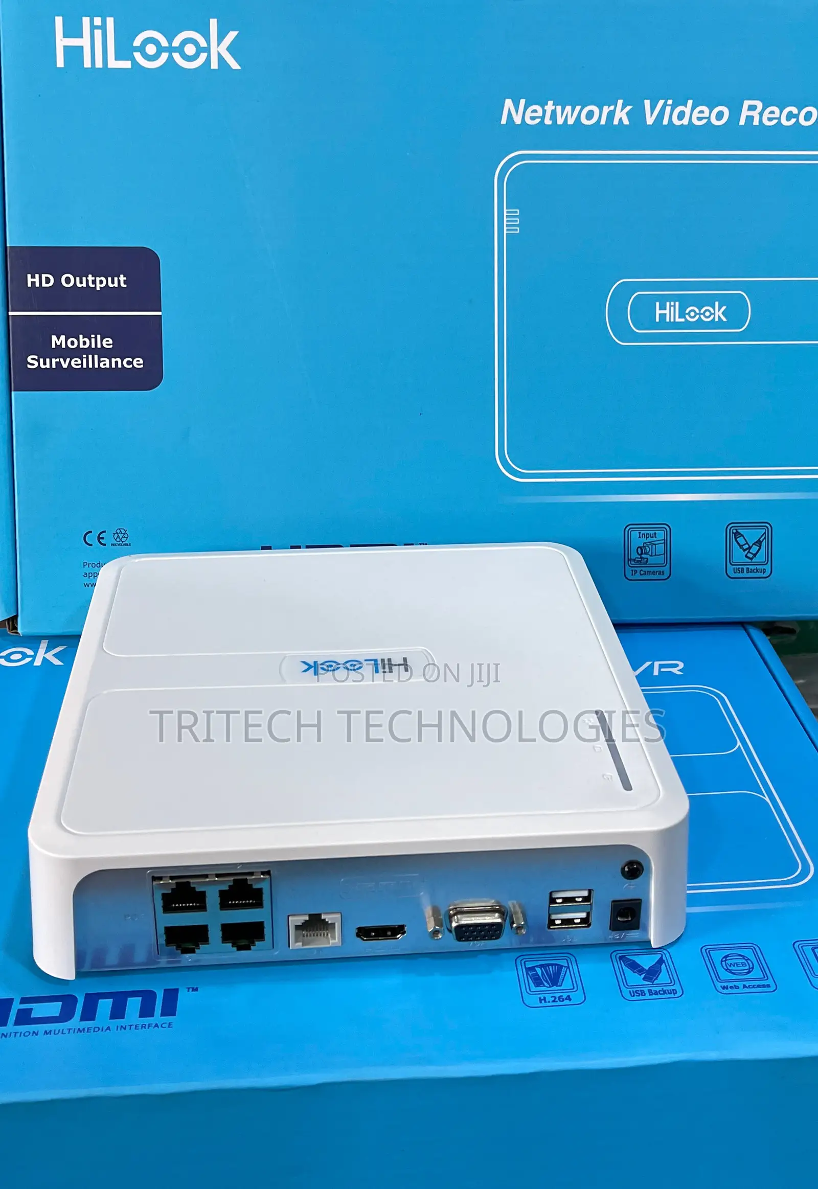 Hilook NVR-104h-D/4p 4ch NVR With Poe