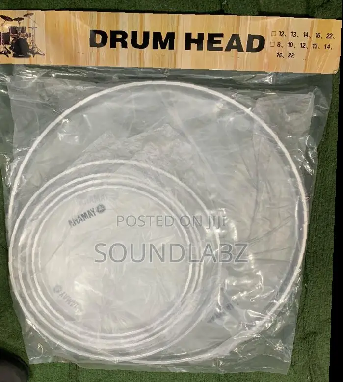 5-Set Yamaha Drum Vellom/Head