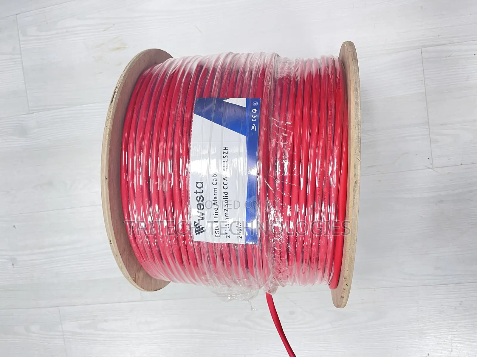 Wasta Fire Alarm Cable With Shield 2x1.5mm 2 Solid Cca 250m