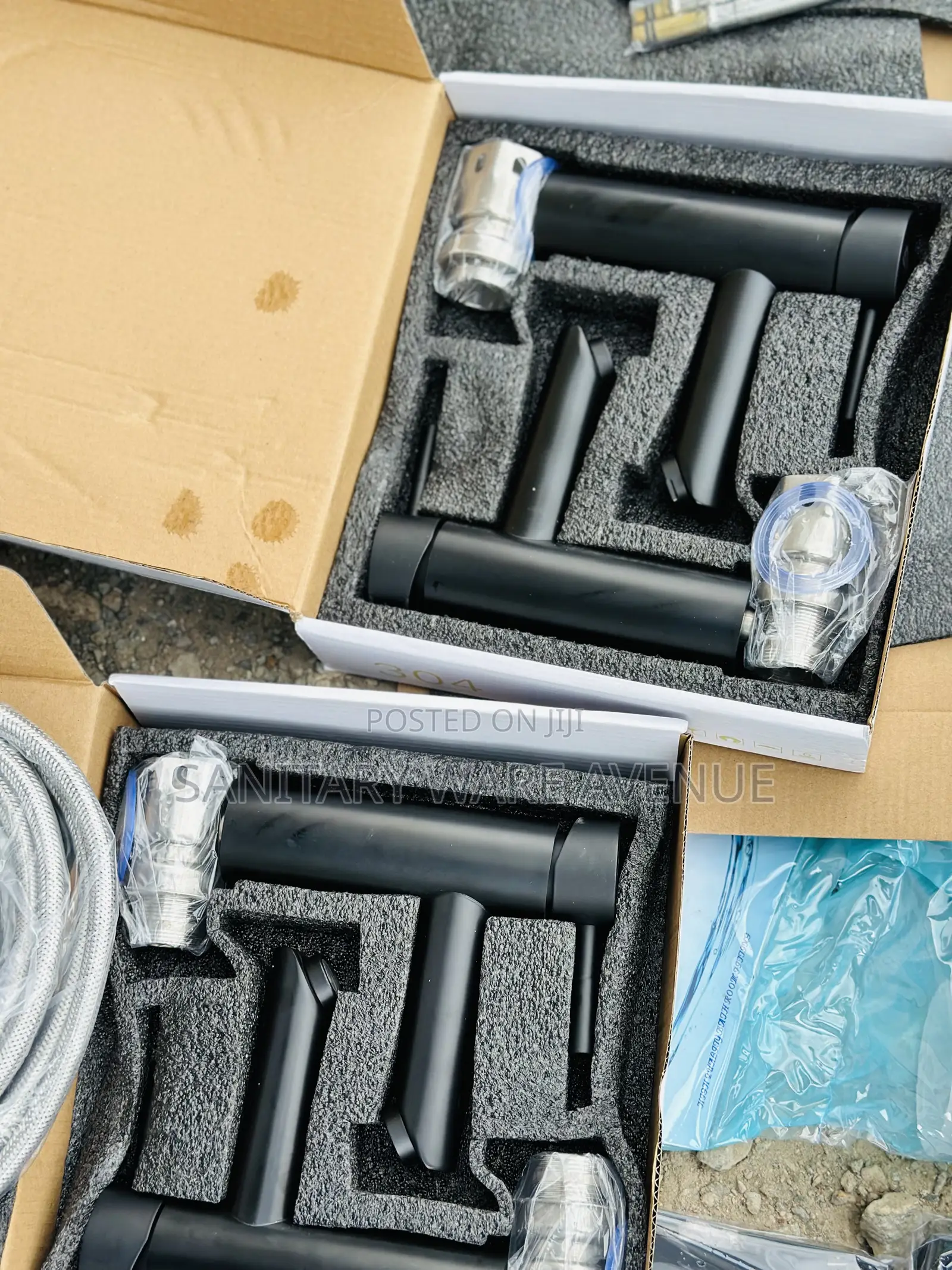 Basin Taps - Black Tap - Hot and Cold Faucet
