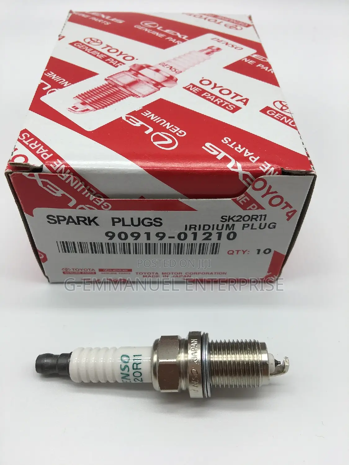 TOYOTA Sequoia V.8 2008-10 Spark Plugs Japan. Original.