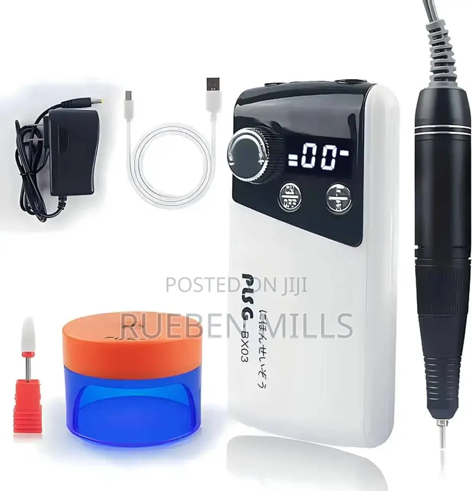 Original PLSG BX-03 Cordless Rechargeable Nail Drill File
