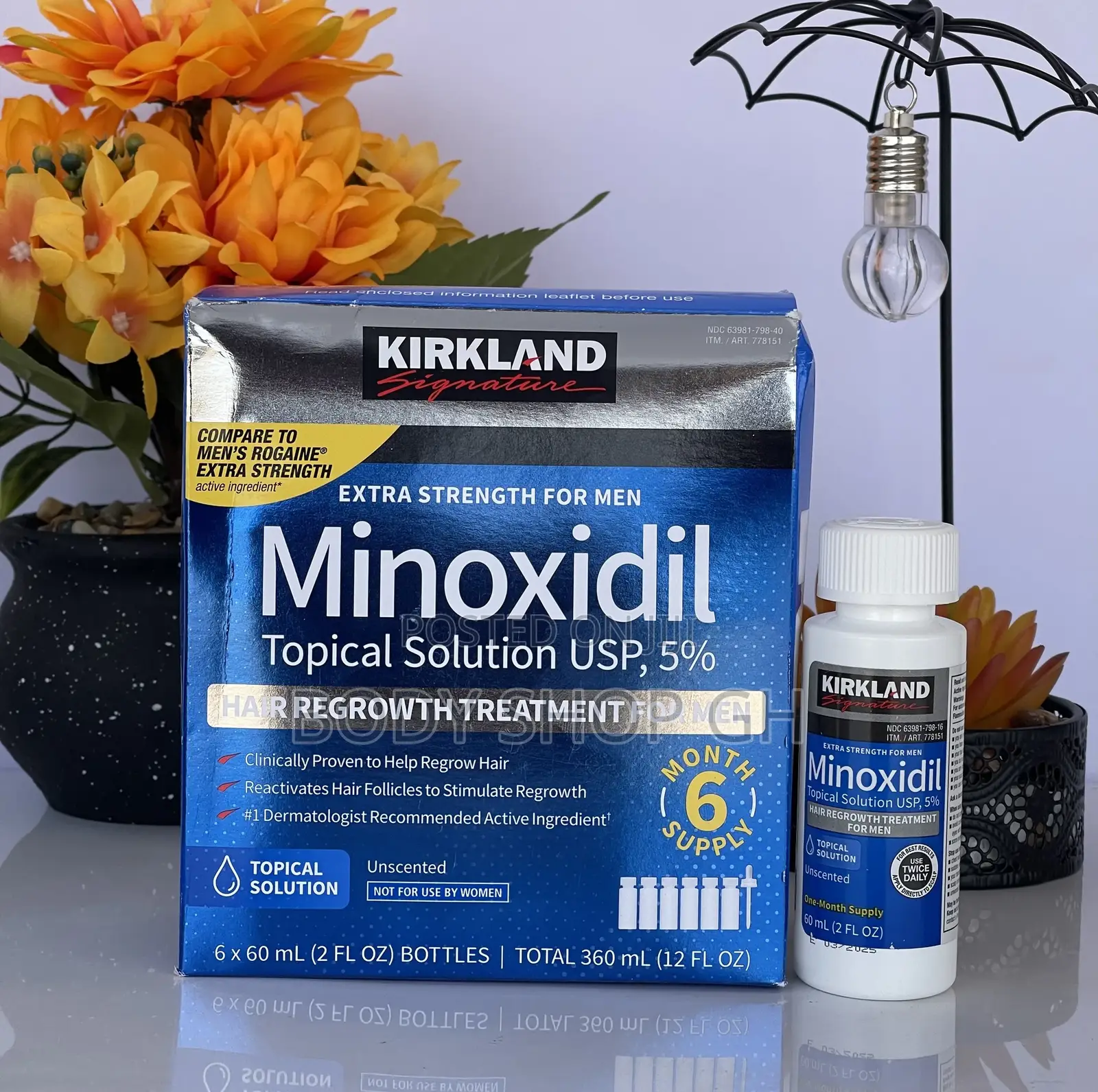 Made in Isreal Kirkland Minoxidil / Beard, Hairline,Baldness