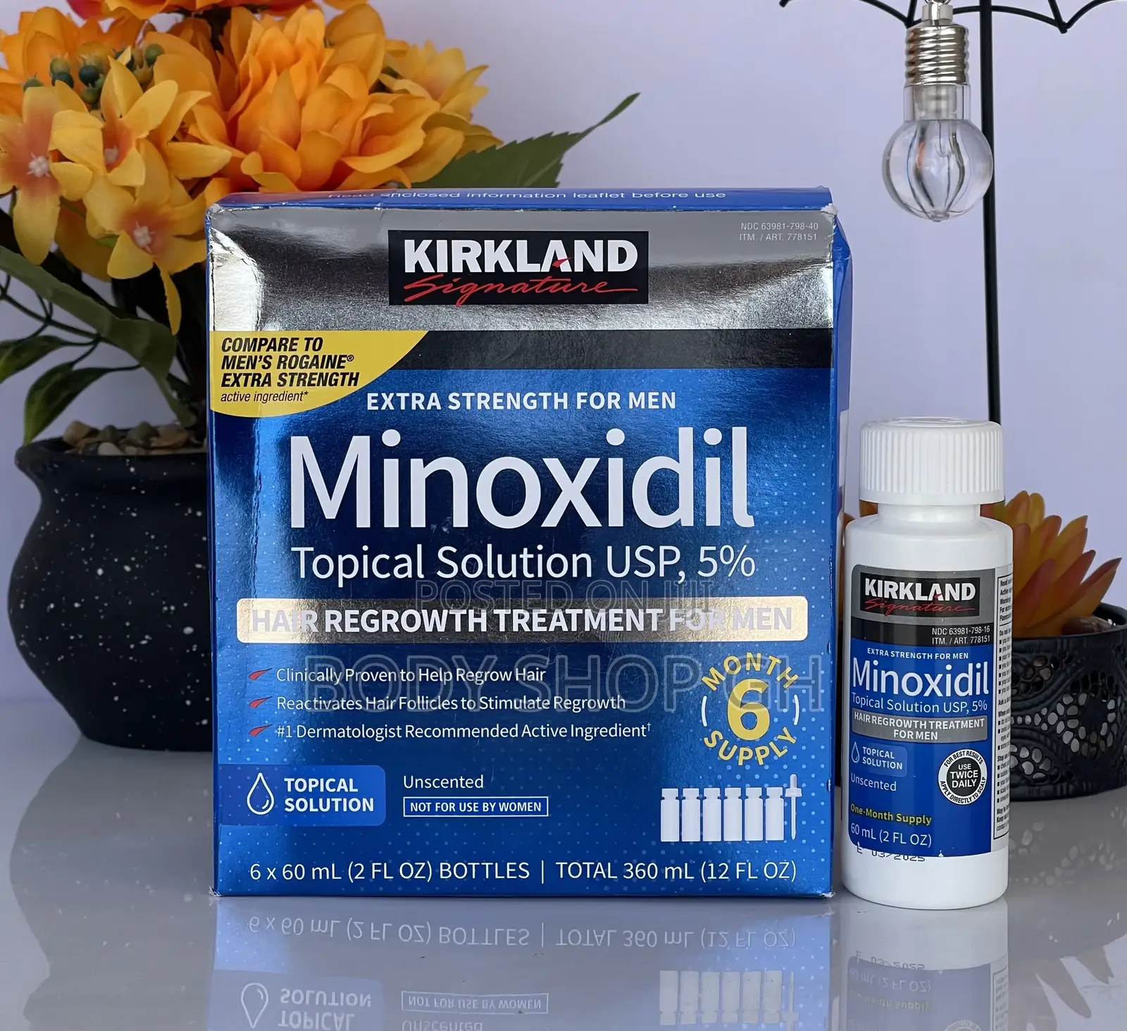 Extra Strength Kirkland Minoxidil / New Type : Works Faster